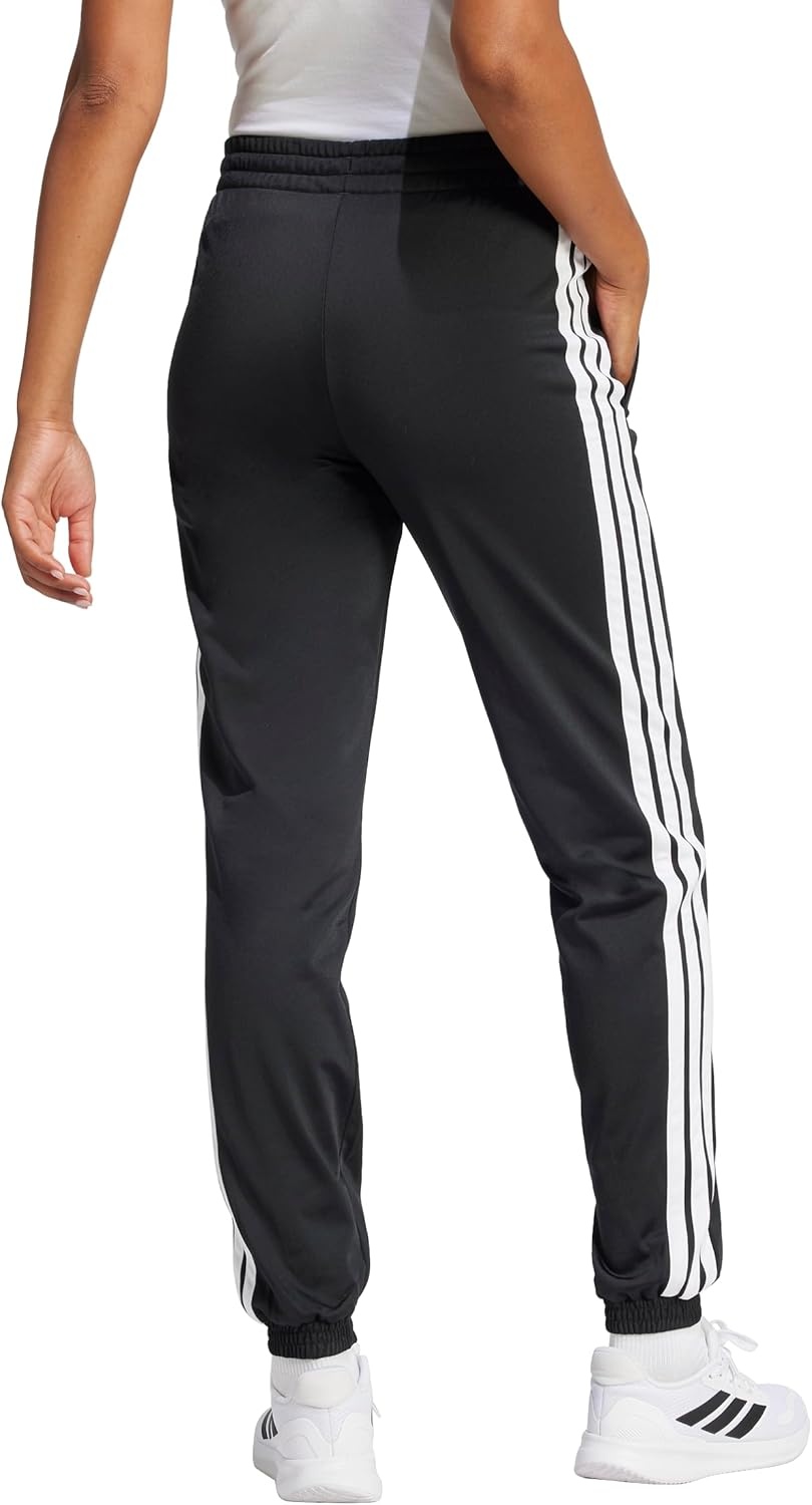 image:imageAdidas Womens Tricot 3Stripes Track PantsBlackWhite2025