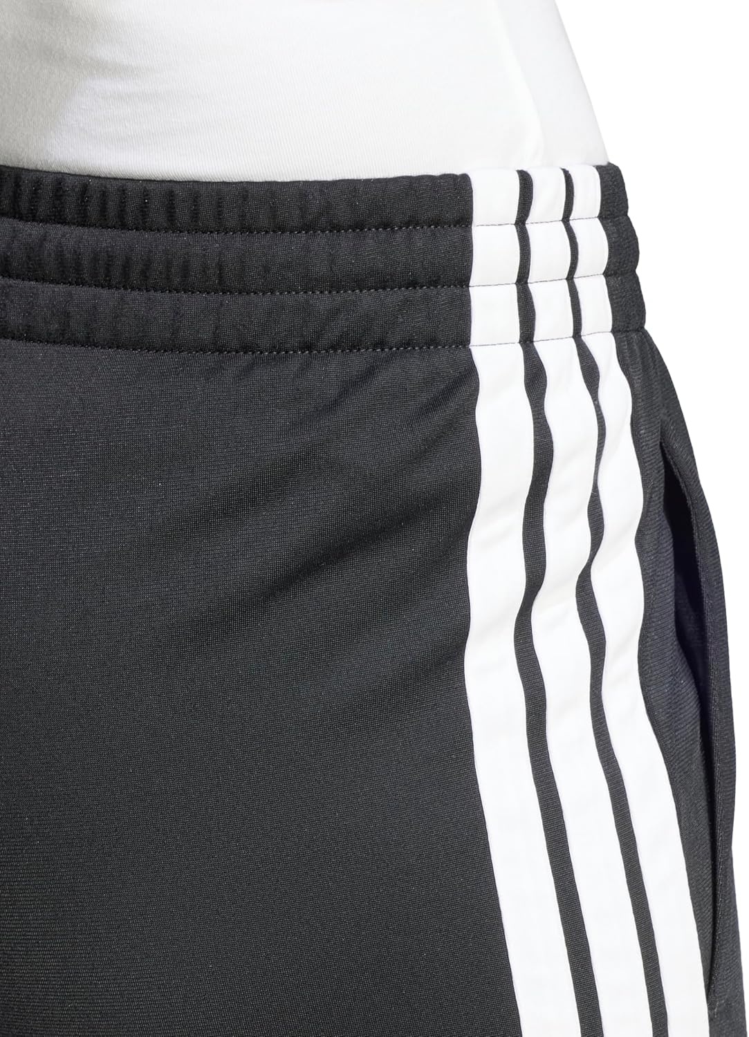 image:imageAdidas Womens Tricot 3Stripes Track PantsBlackWhite2025