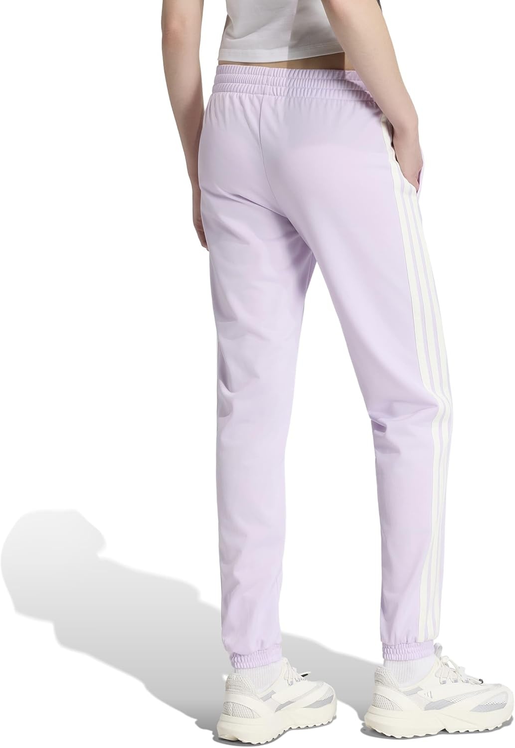 image:imageAdidas Womens Tricot 3Stripes Track PantsIce Lavender