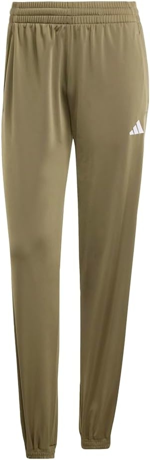 image:imageAdidas Womens Tricot 3Stripes Track PantsOlive StrataWhite
