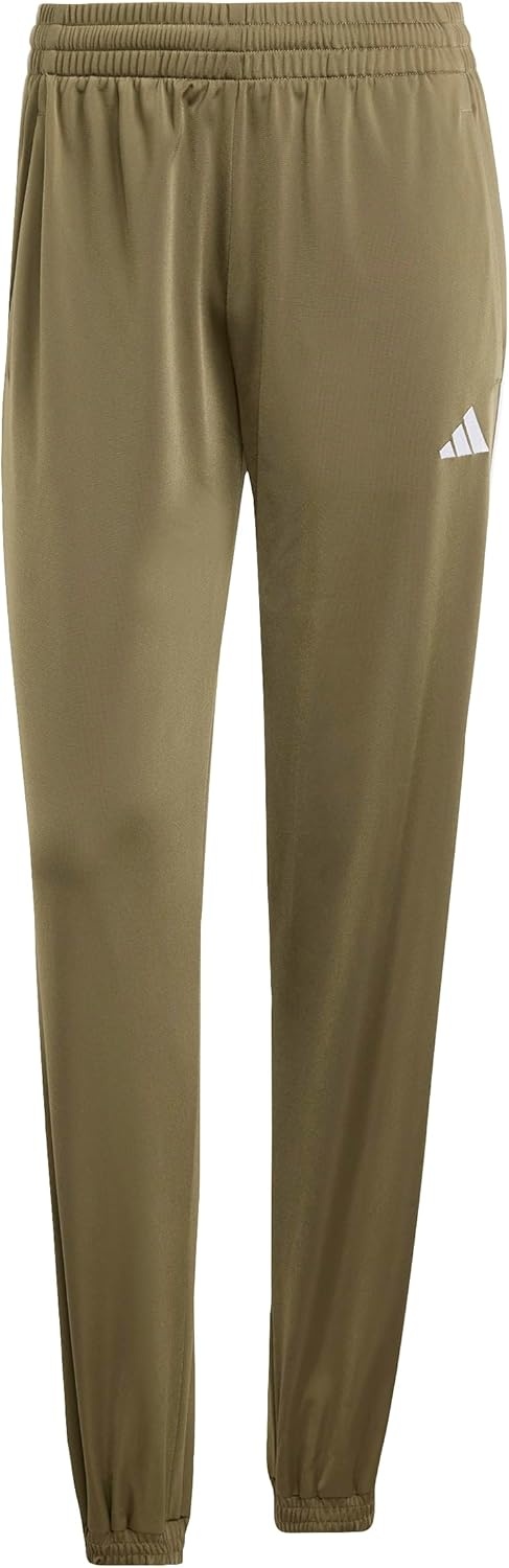 image:imageAdidas Womens Tricot 3Stripes Track PantsOlive StrataWhite