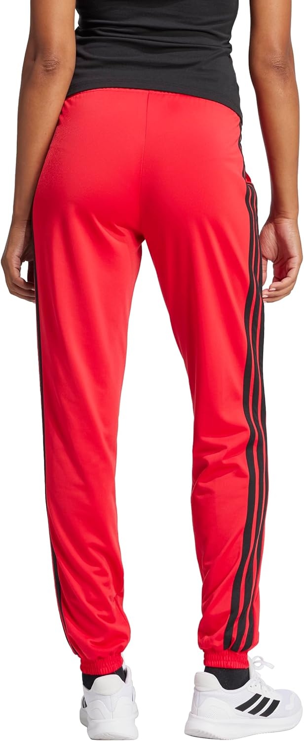 image:imageAdidas Womens Tricot 3Stripes Track PantsPure RubyBlack