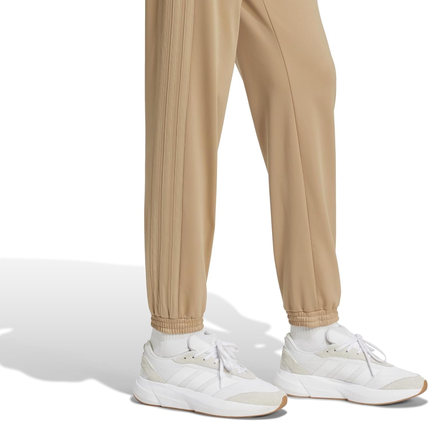 image:imageAdidas Womens Tricot 3Stripes Track PantsWarm Sandstone