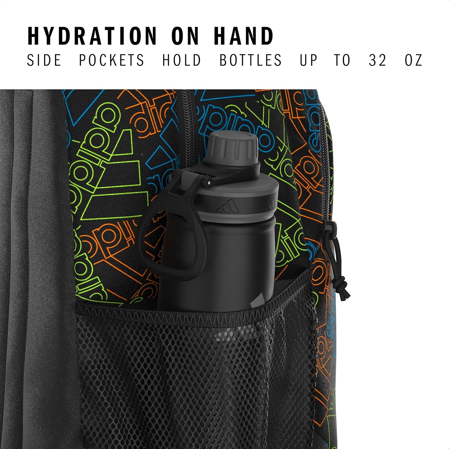 image:imageOriginator Small Backpack for men and women athletic book bag with laptop sleeveOutline Bos Toss BlackBlackWhite