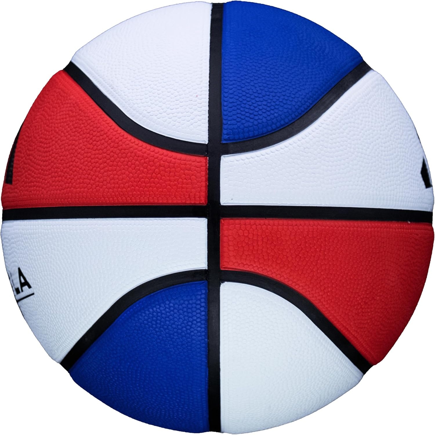 image:imageadidas Hoopla Sponge Rubber Basketball Outdoor Durability with Game Ball FeelRedWhiteBlue