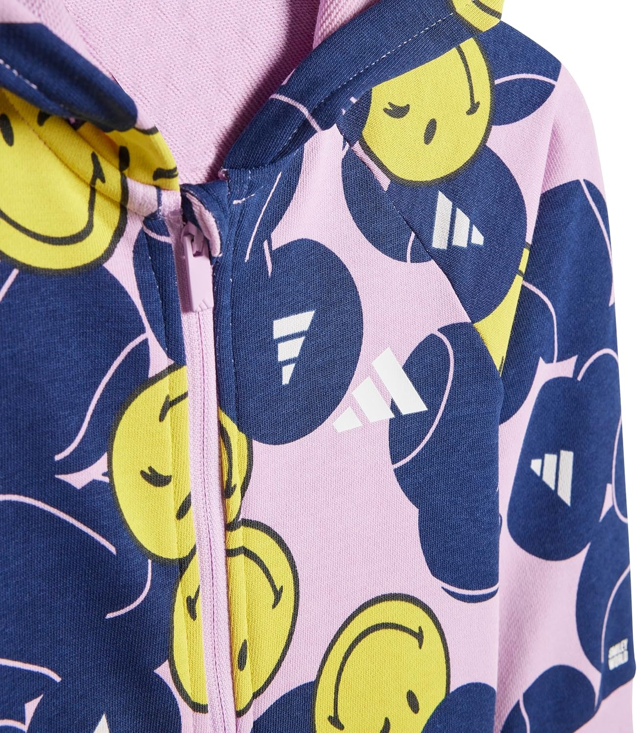image:imageadidas Baby Smiley World OnesieBliss LilacDark BlueBright Yellow