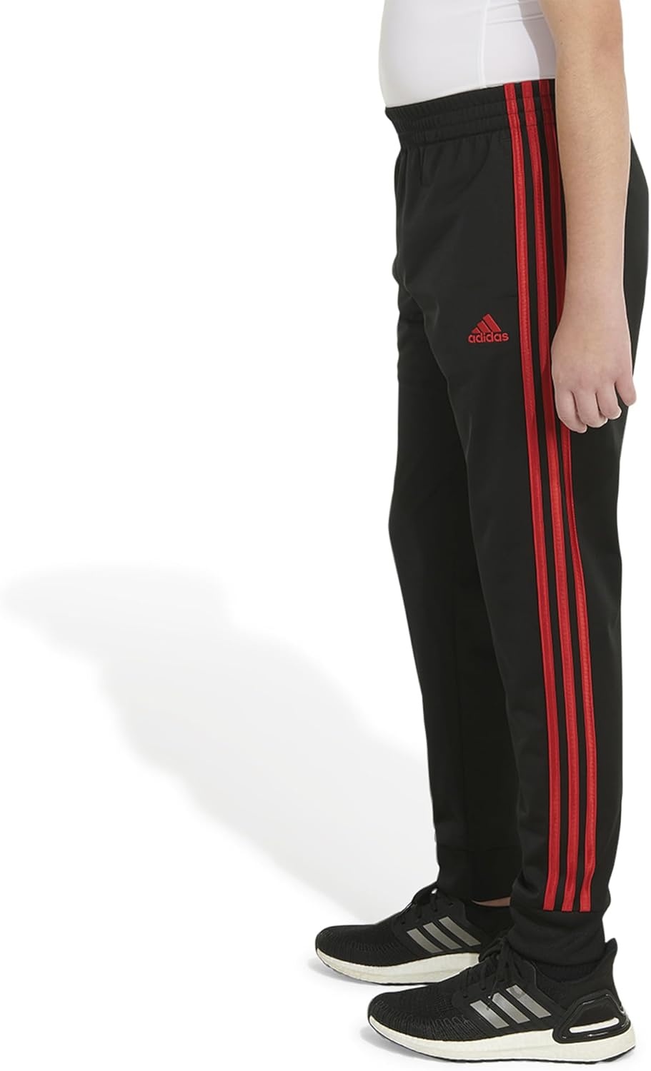 image:imageadidas Boys Iconic Tricot Jogger PantsBlack Red Core