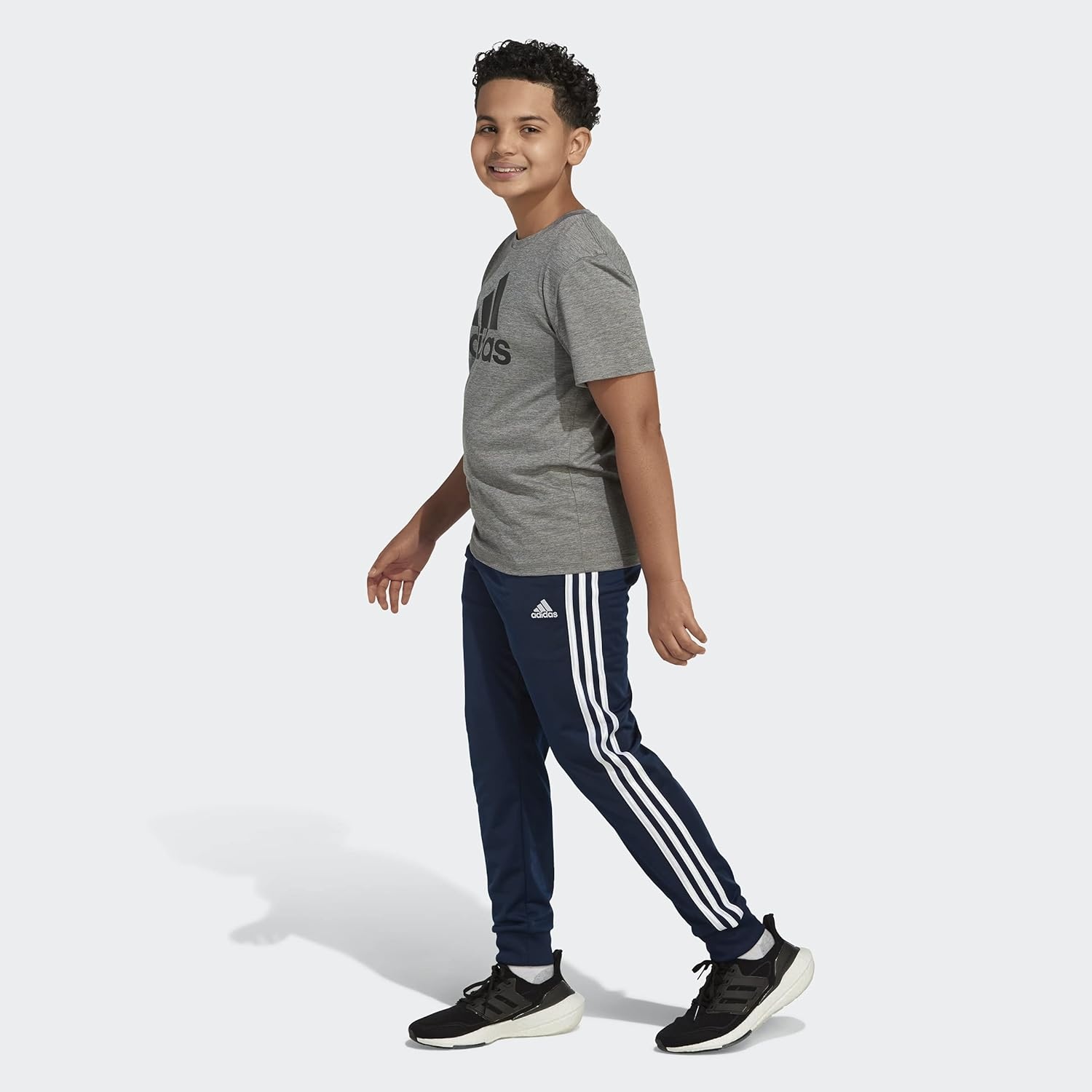 image:imageadidas Boys Iconic Tricot Jogger PantsCollegiate Navy