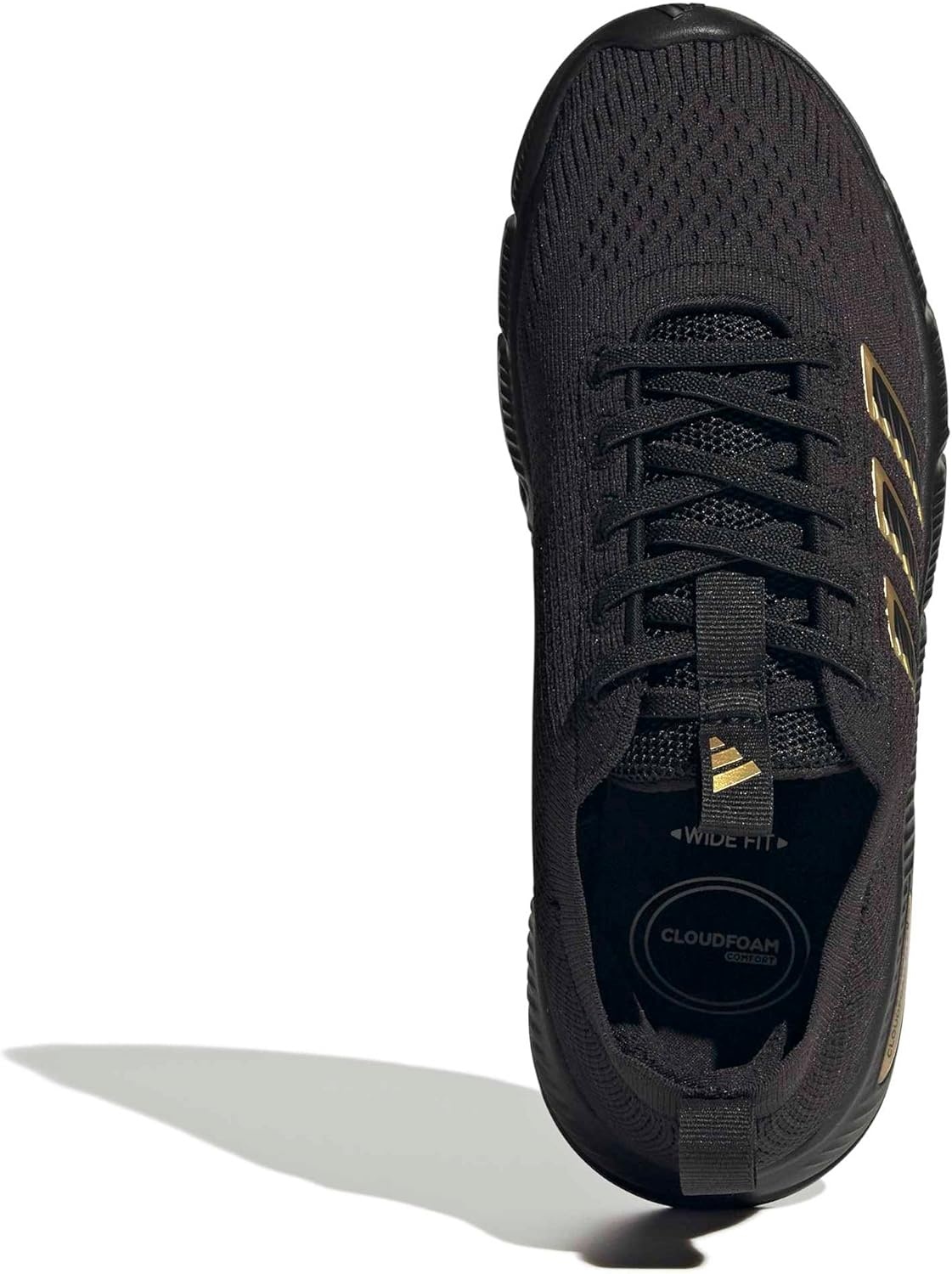 image:imageadidas Cloudfoam Flex SloungeBlackBlackGold Metallic