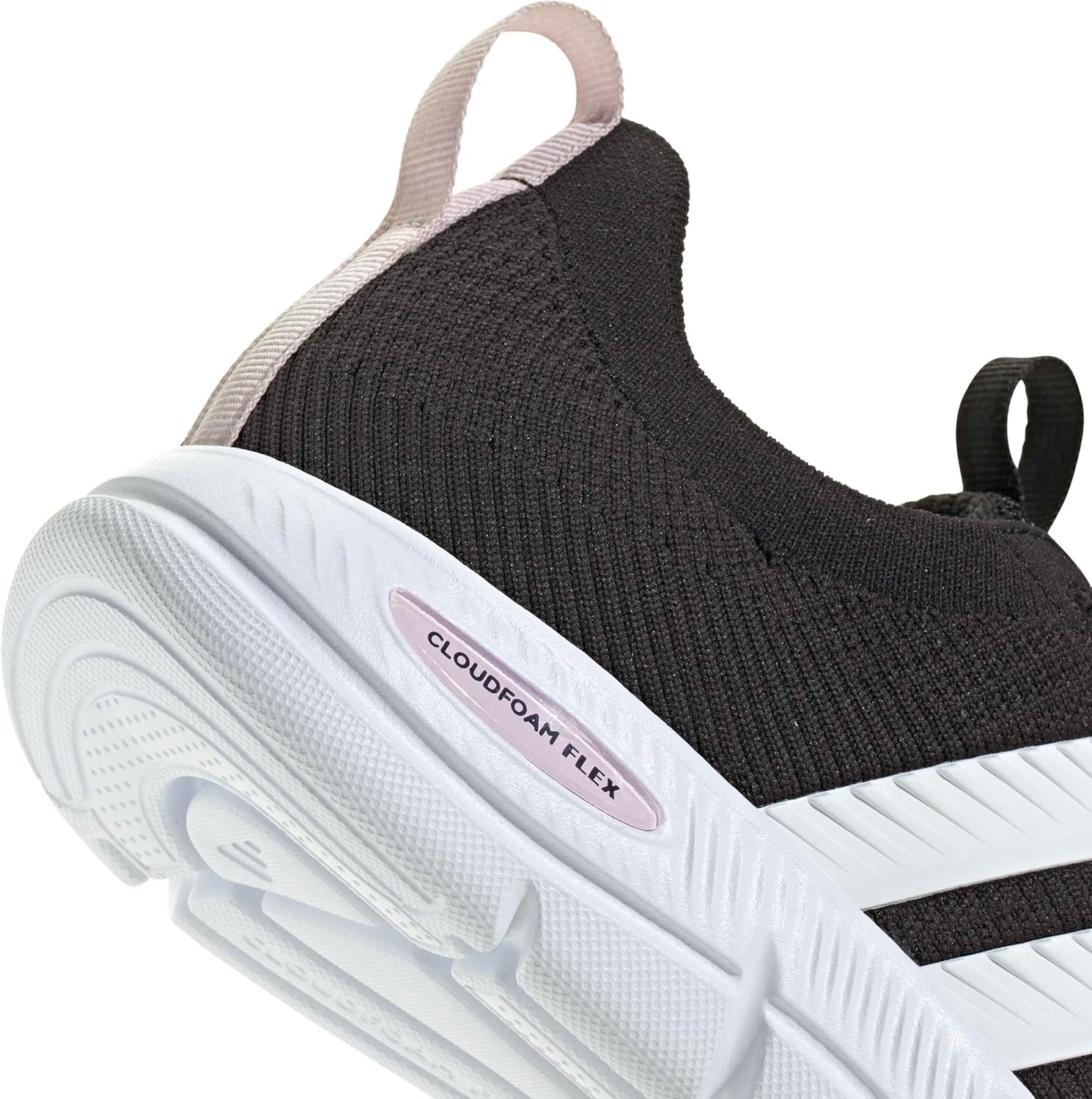 image:imageadidas Cloudfoam Flex SloungeBlackWhiteAlmost Pink