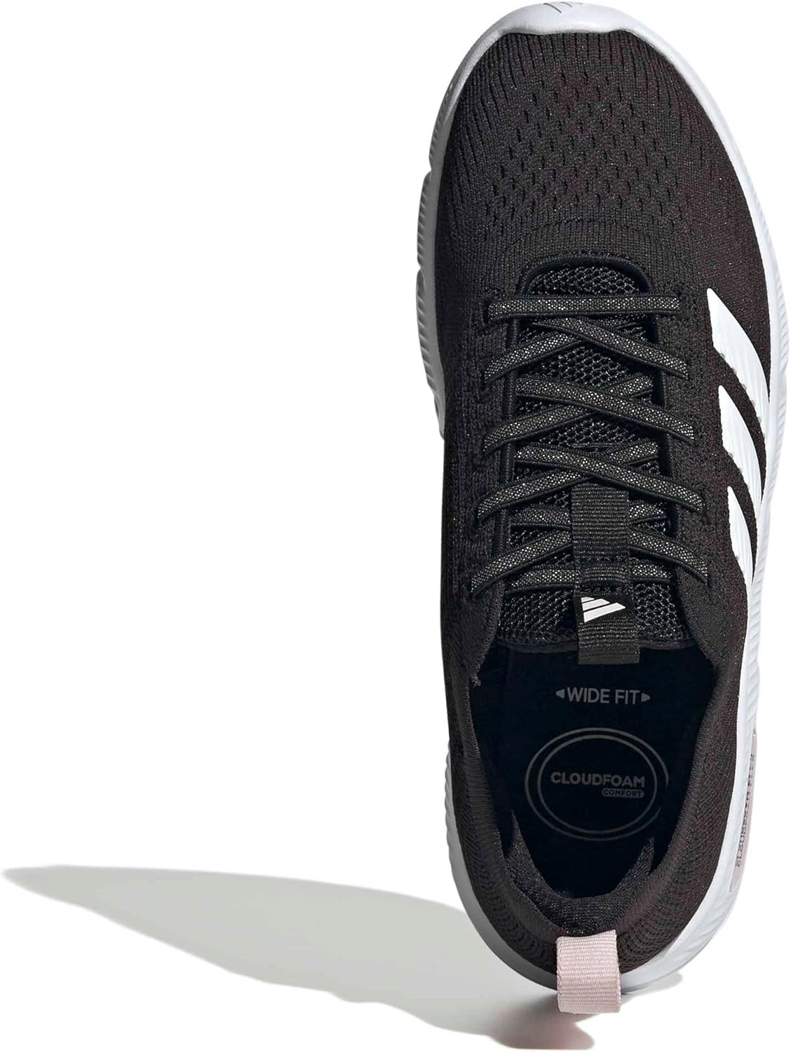 image:imageadidas Cloudfoam Flex SloungeBlackWhiteAlmost Pink