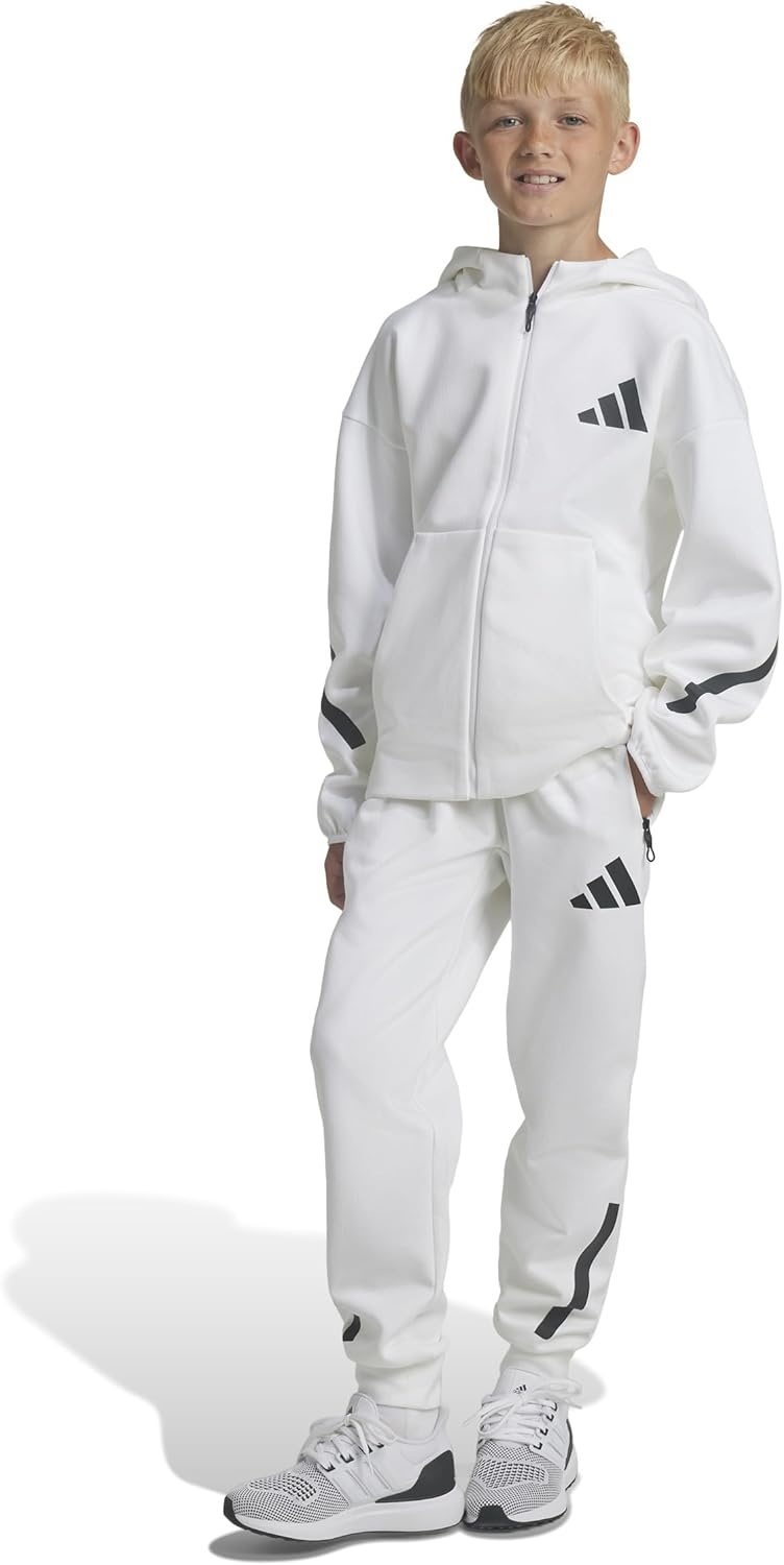 image:imageadidas Girls Zne PantsWhiteBlack