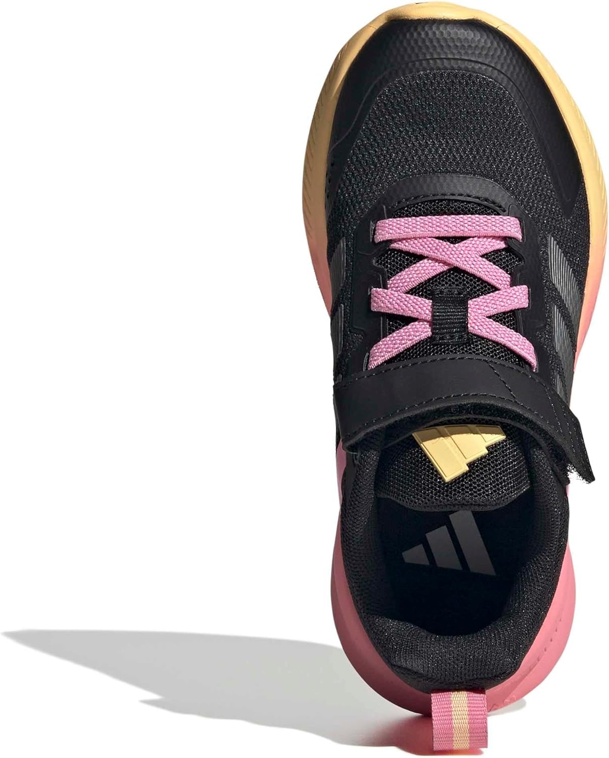 image:imageadidas Kids Fortarun 40 Little KidBlackIron MetallicBliss Pink