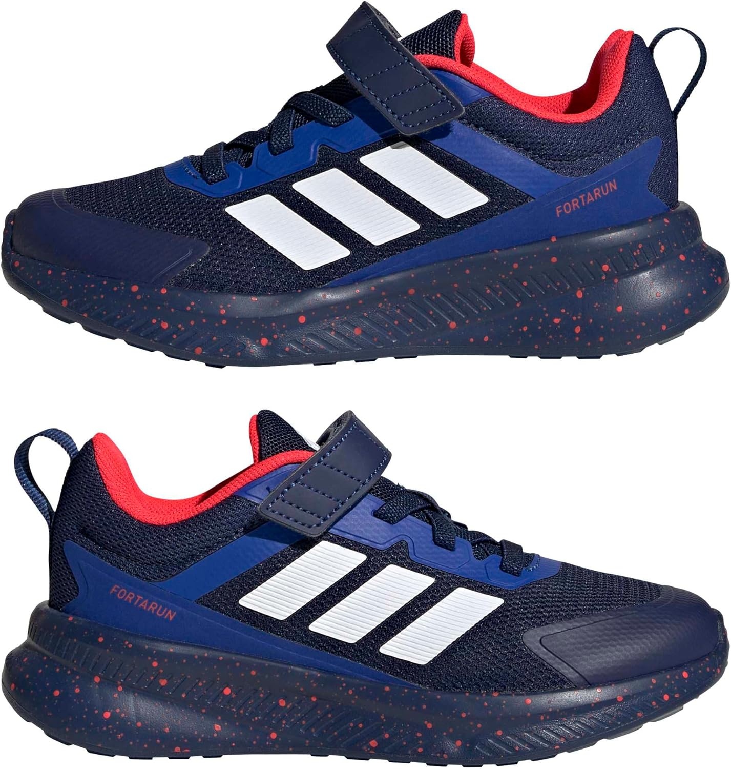image:imageadidas Kids Fortarun 40 Little KidDark BlueWhiteSolar Red