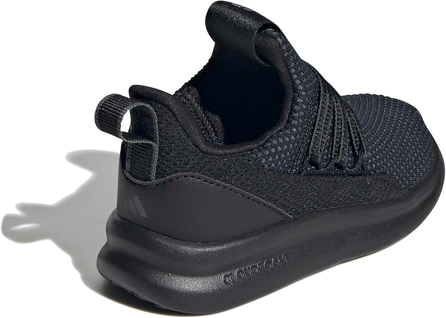 image:imageadidas Kids Girls Lite Racer Adapt 70 Lace Up Sneakers Shoes Casual BlackBlackBlackBlack