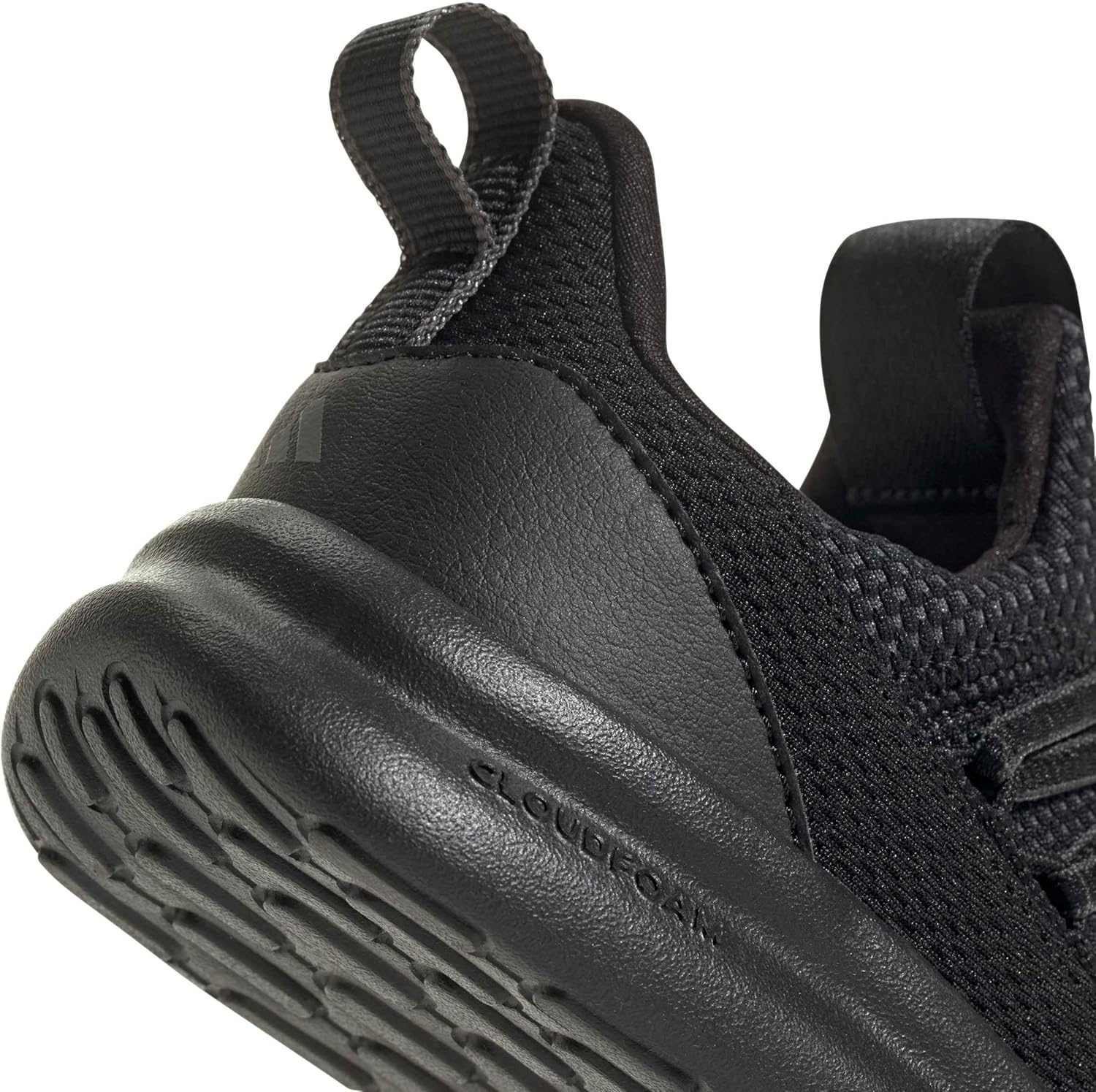 image:imageadidas Kids Girls Lite Racer Adapt 70 Lace Up Sneakers Shoes Casual BlackBlackBlackBlack