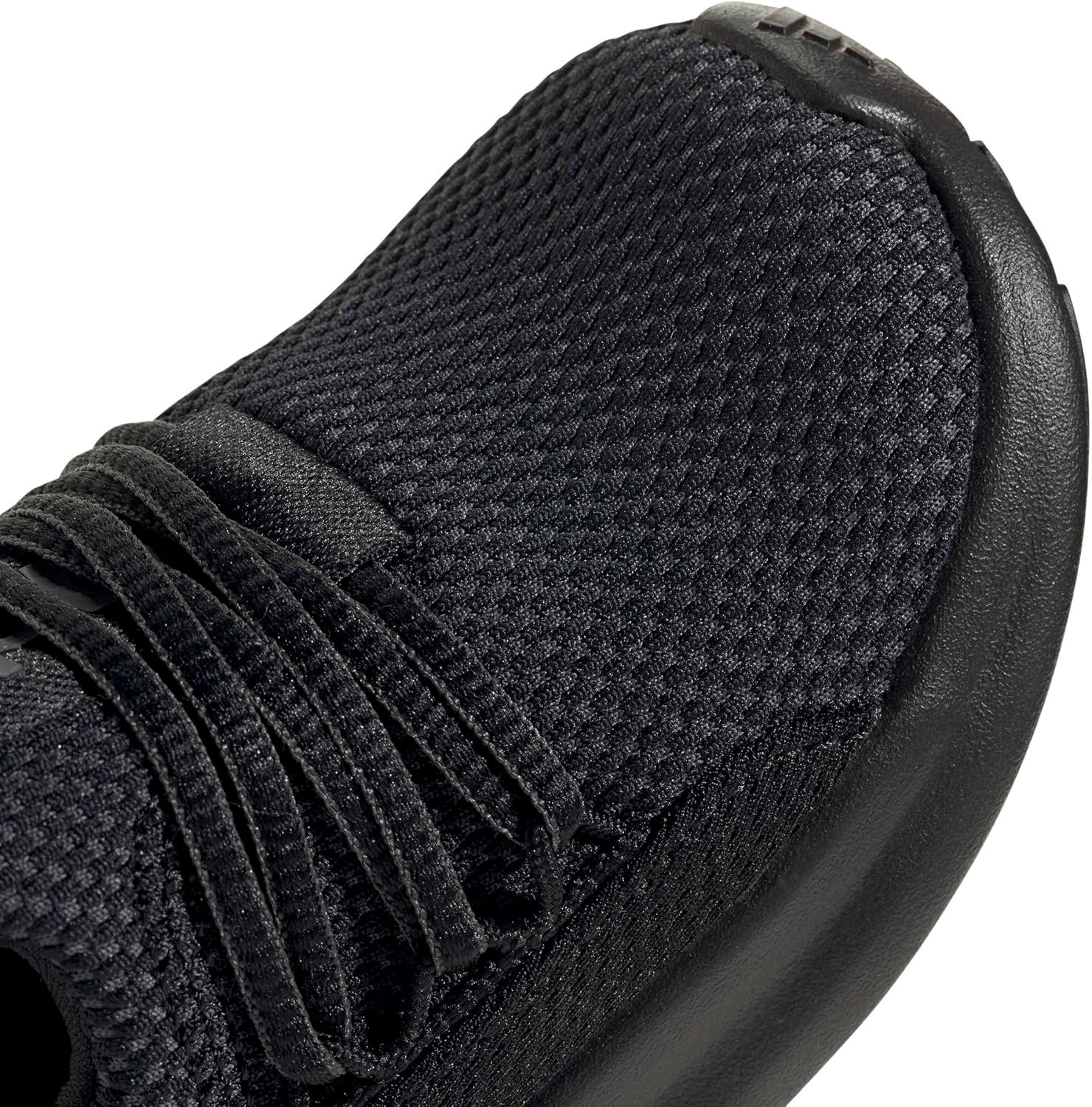 image:imageadidas Kids Girls Lite Racer Adapt 70 Lace Up Sneakers Shoes Casual BlackBlackBlackBlack