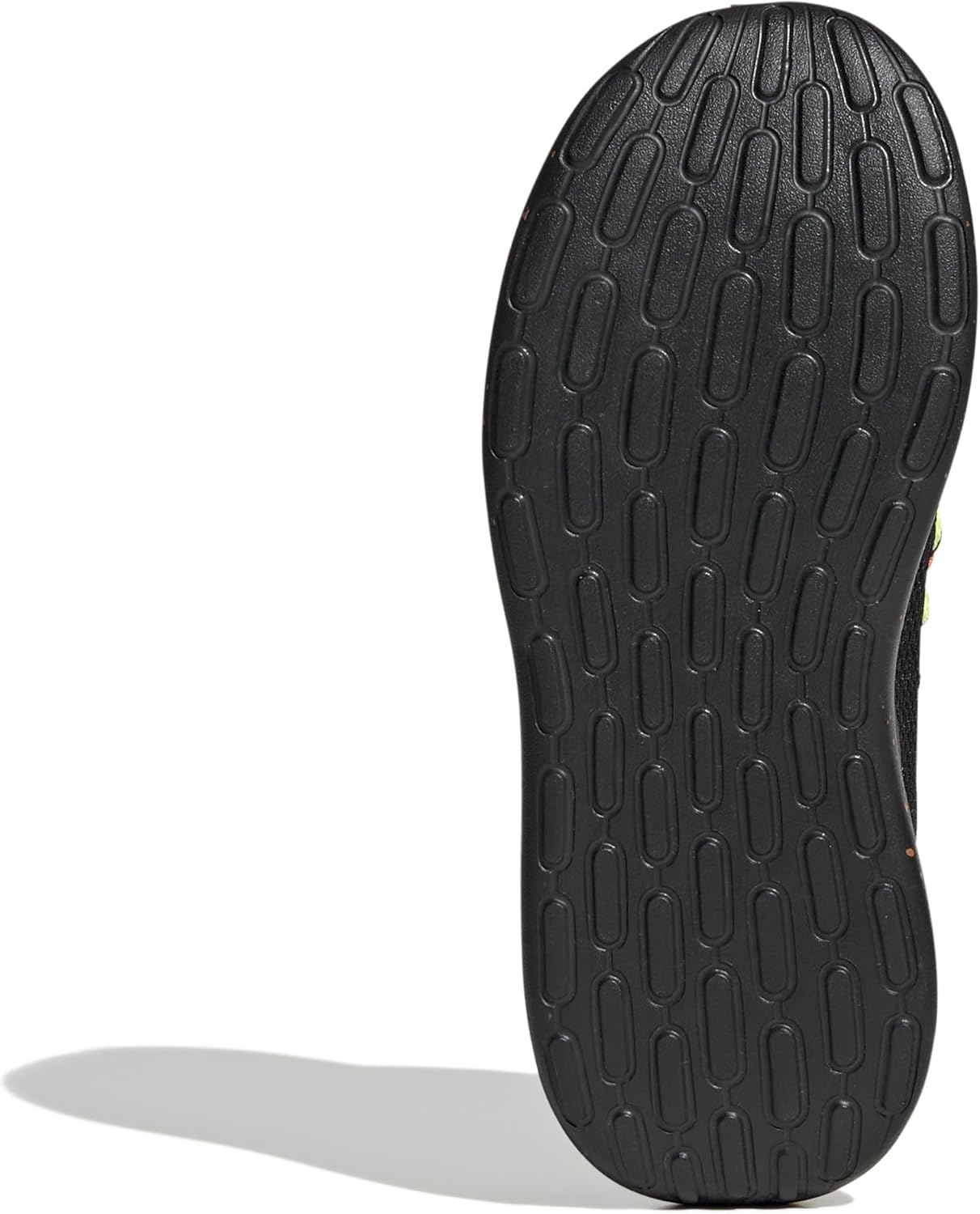 image:imageadidas Kids Girls Lite Racer Adapt 70 Lace Up Sneakers Shoes Casual BlackBlackImpact OrangeSolar Slime