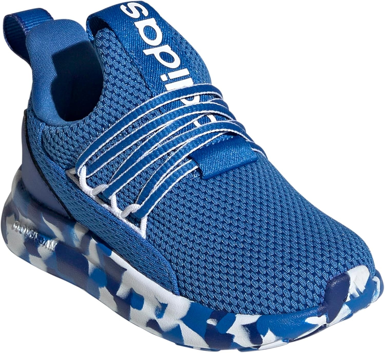 image:imageadidas Kids Girls Lite Racer Adapt 70 Lace Up Sneakers Shoes Casual BlackBright RoyalWhiteTeam Royal Blue