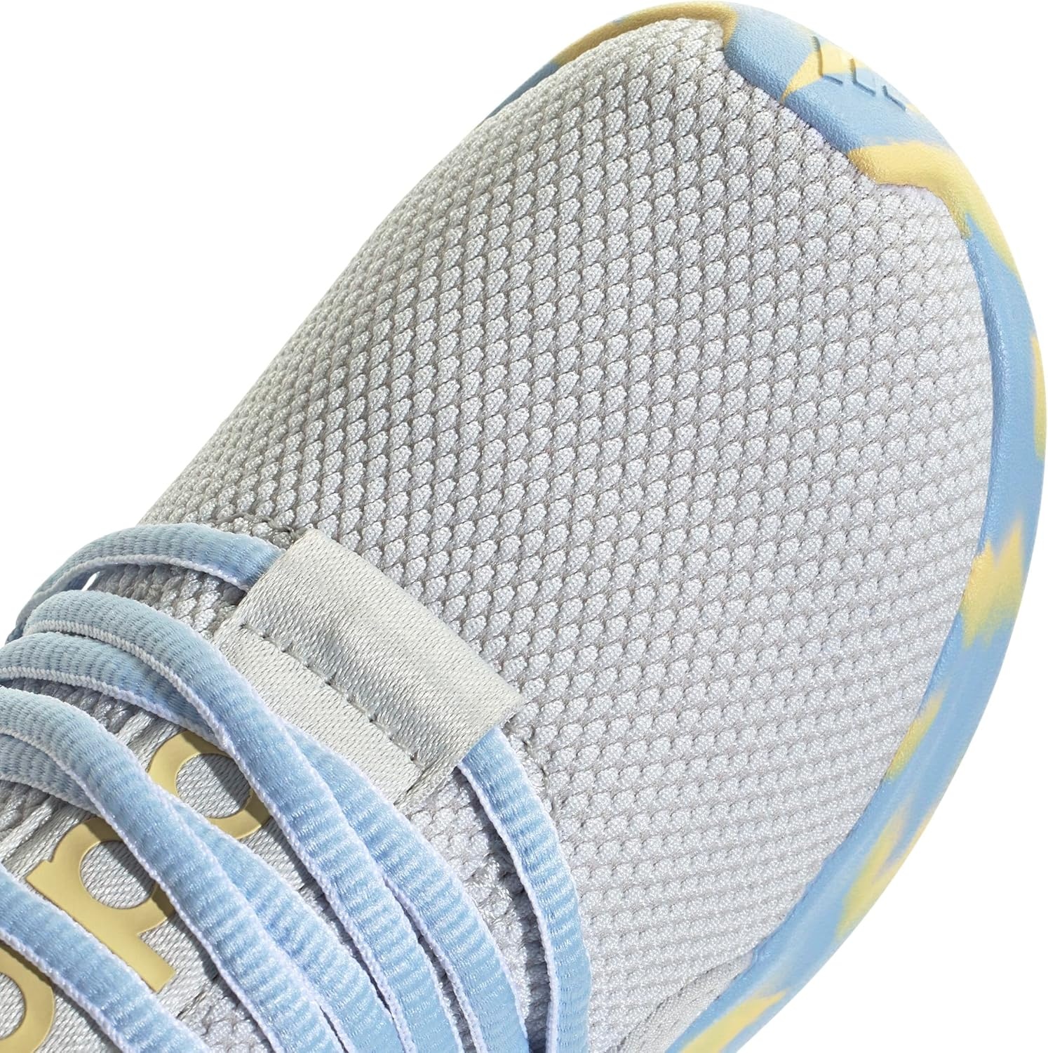 image:imageadidas Kids Girls Lite Racer Adapt 70 Lace Up Sneakers Shoes Casual BlackGreyOrange TintBlue