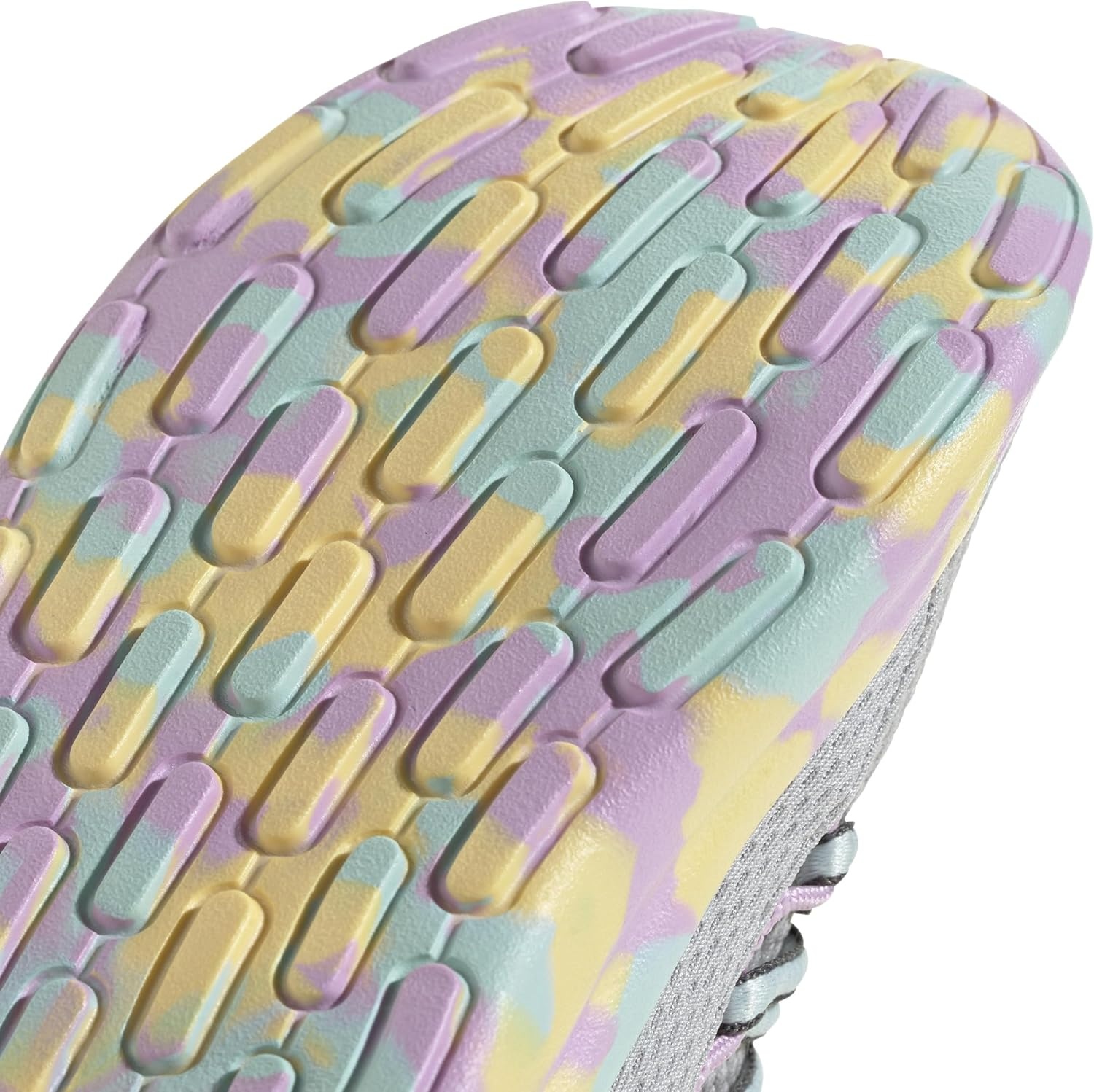 image:imageadidas Kids Girls Lite Racer Adapt 70 Lace Up Sneakers Shoes Casual BlackGreySemi Flash AquaBliss Lilac