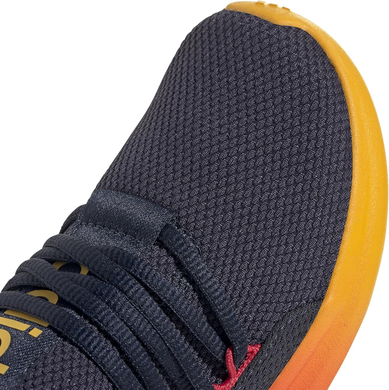 image:imageadidas Kids Girls Lite Racer Adapt 70 Lace Up Sneakers Shoes Casual BlackInkCrew YellowPure Ruby