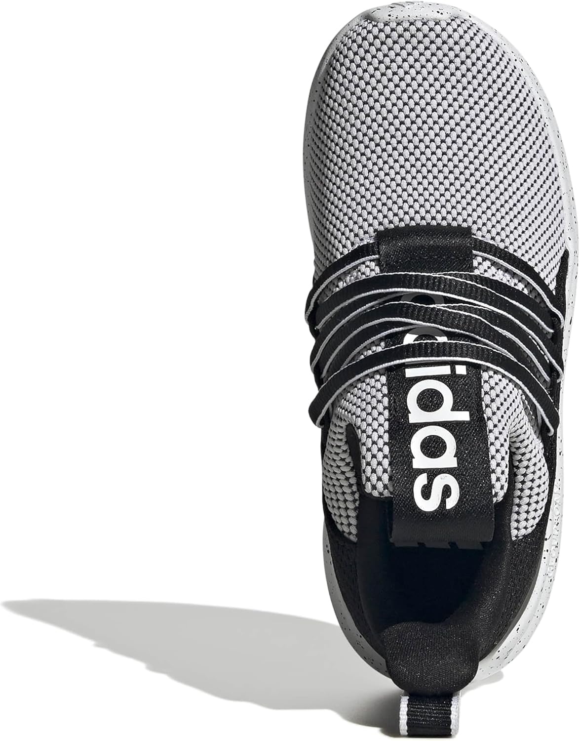image:imageadidas Kids Girls Lite Racer Adapt 70 Lace Up Sneakers Shoes Casual BlackWhiteBlackBlack