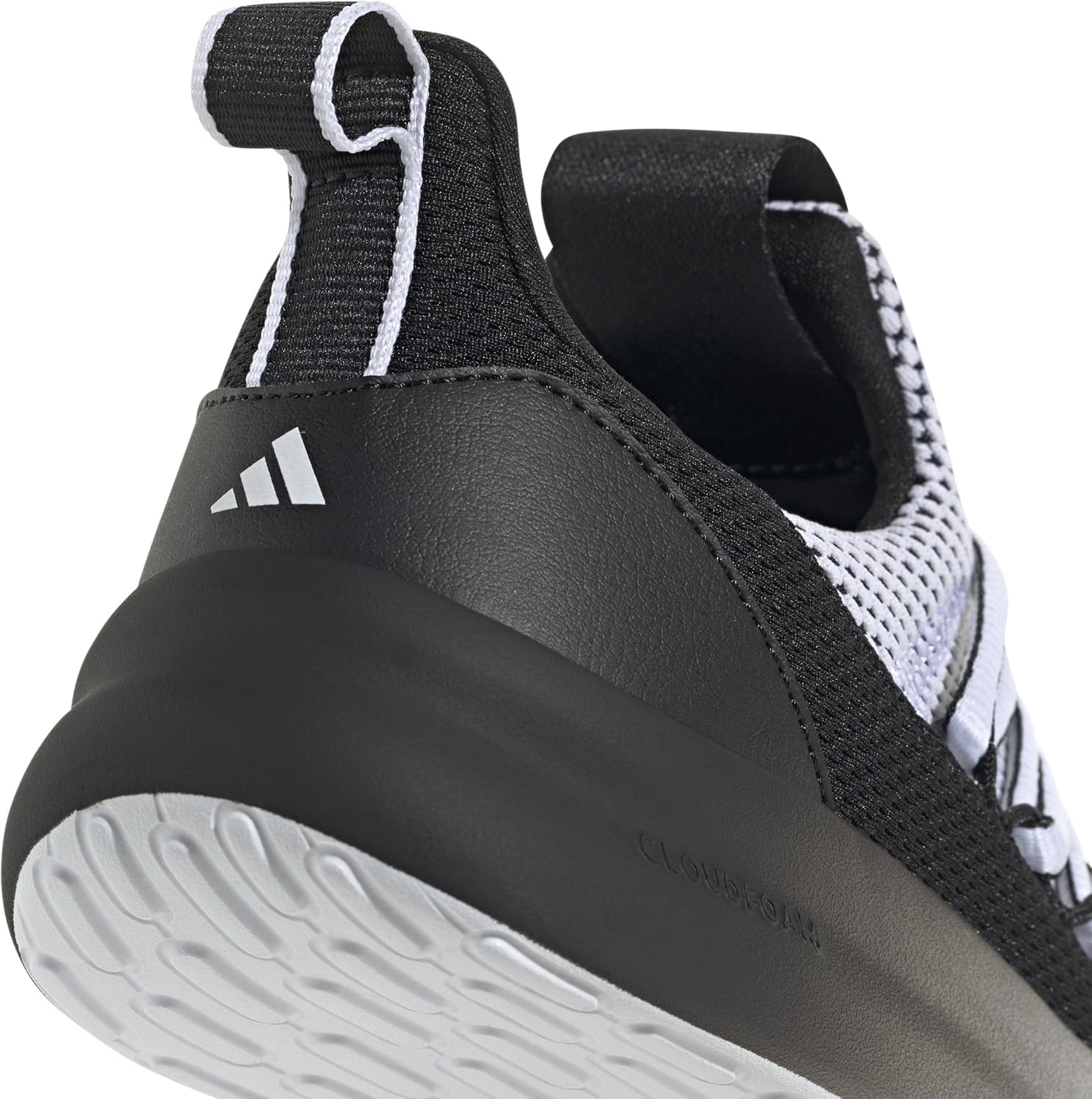 image:imageadidas Kids Girls Lite Racer Adapt 70 Lace Up Sneakers Shoes Casual BlackWhiteBlackWhite