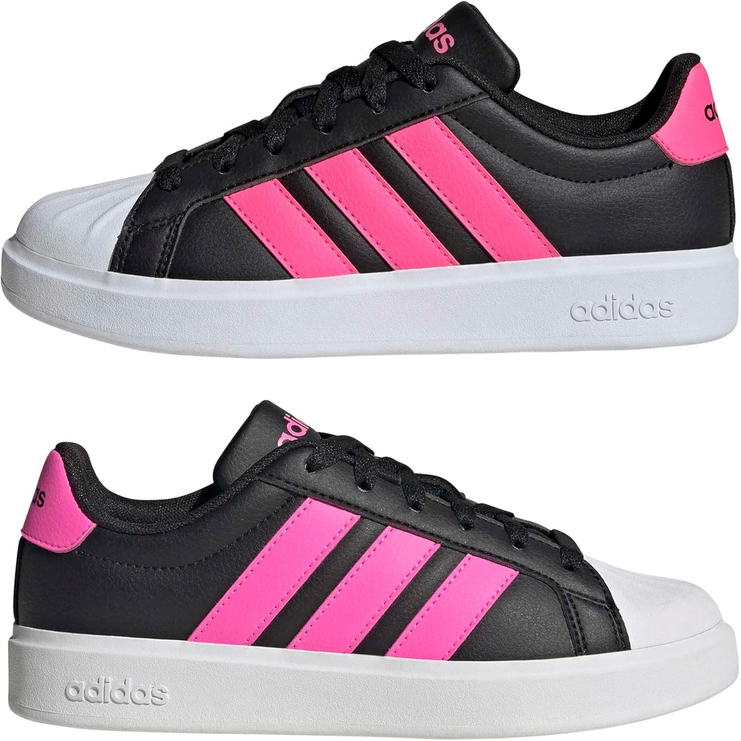 image:imageadidas Kids Streettalk SneakersBlackLucid PinkWhite
