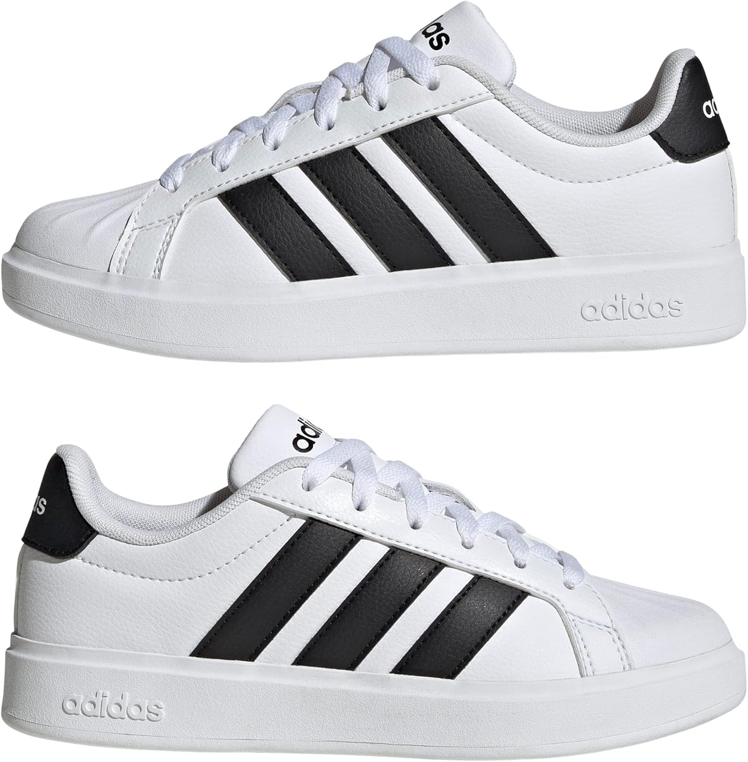 image:imageadidas Kids Streettalk SneakersWhiteBlackBlack