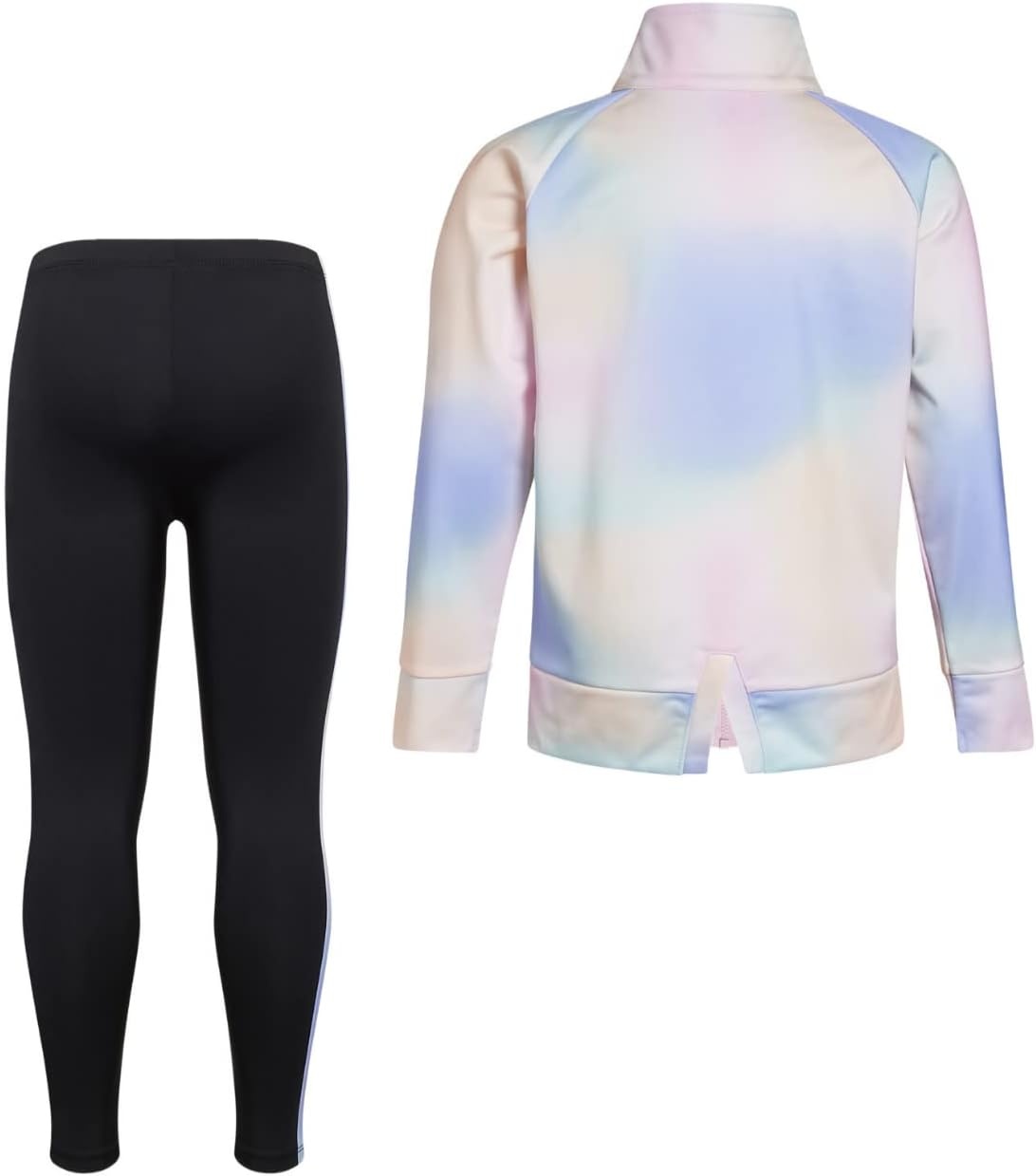 image:imageadidas Little Girls Zip Front Classic Tricot Jacket and Joggers SetPink With Multicolor