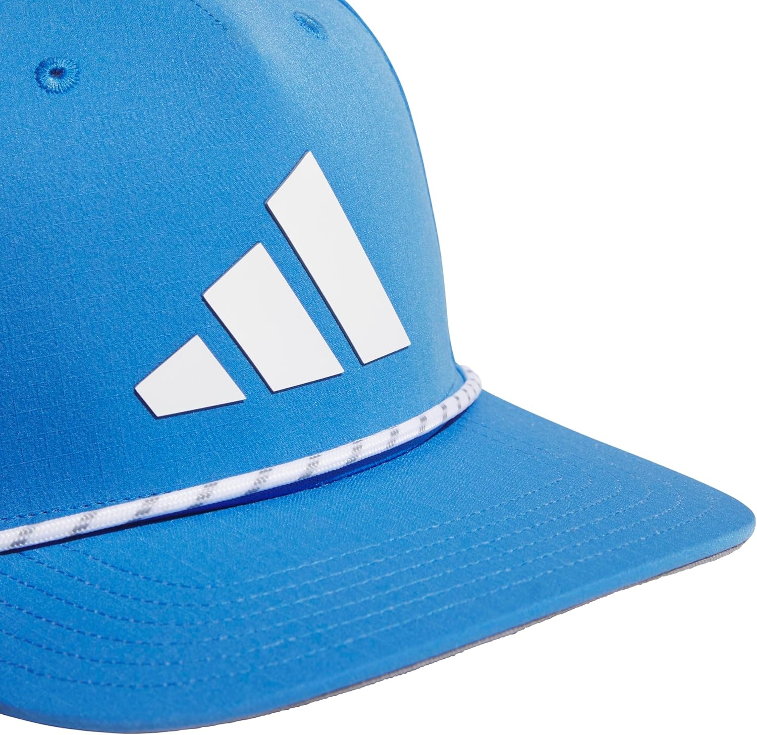 image:imageadidas Mens Midrange Hat Athletic Structured Snapback CapRay BlueWhiteGrey2