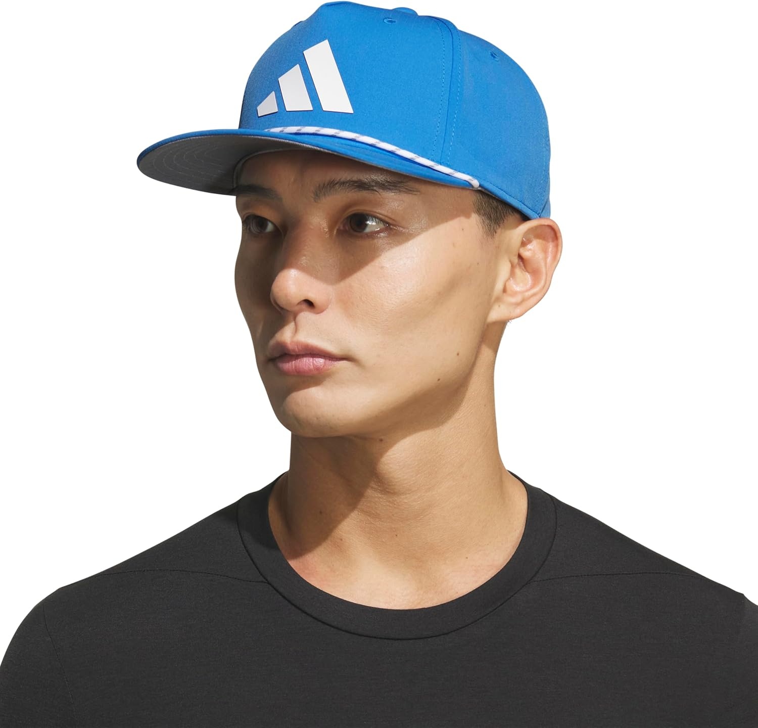 image:imageadidas Mens Midrange Hat Athletic Structured Snapback CapRay BlueWhiteGrey2