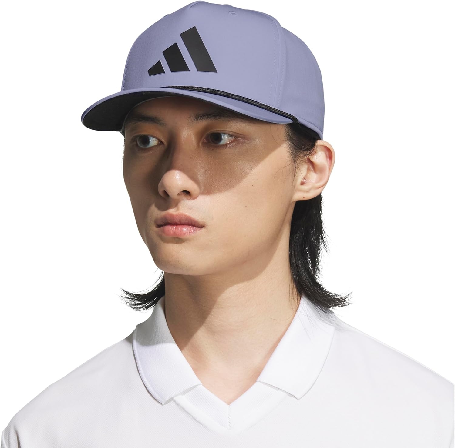 image:imageadidas Mens Midrange Hat Athletic Structured Snapback CapViolet Tone PurpleBlackWhite