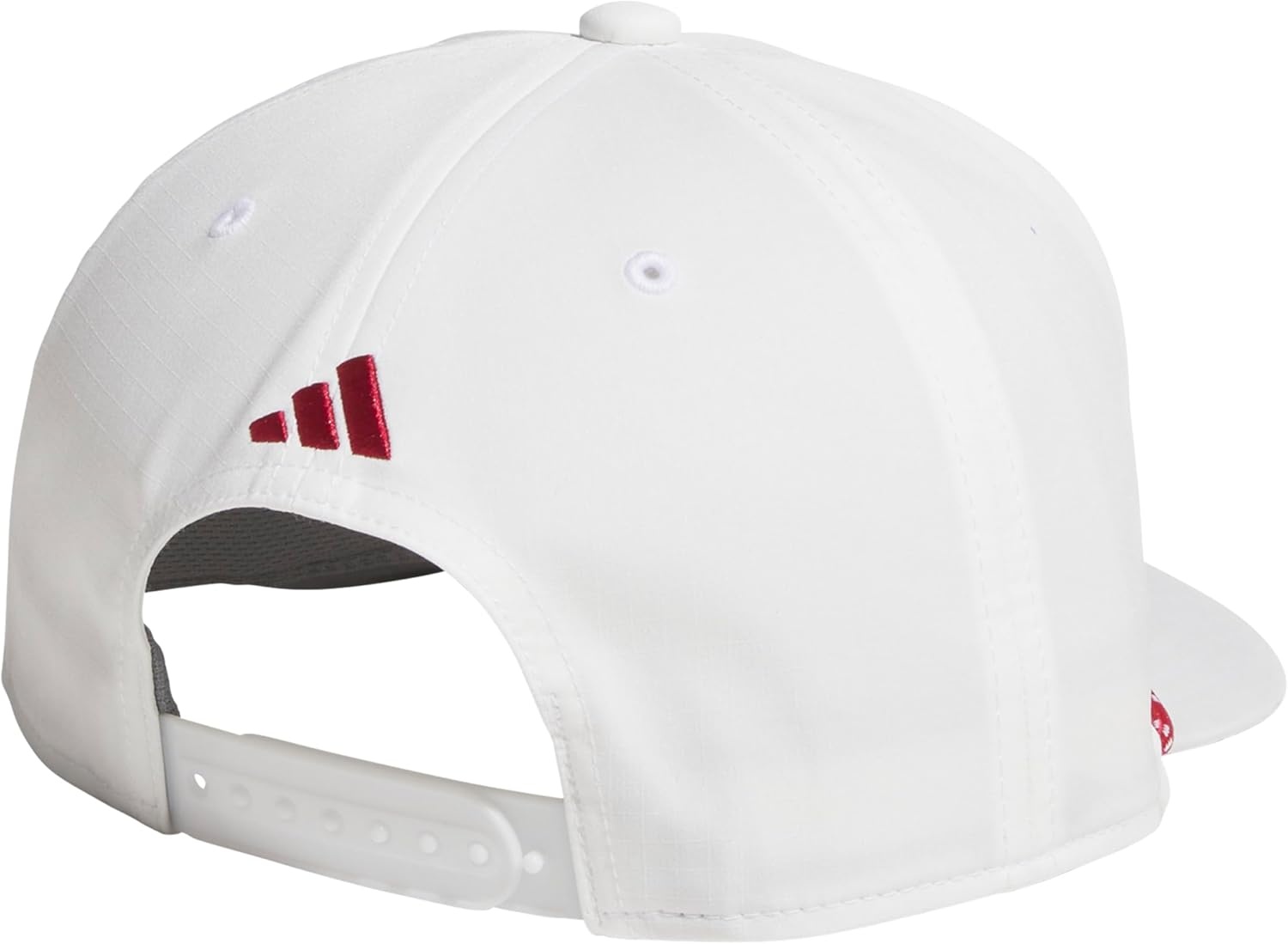 image:imageadidas Mens Midrange Hat Athletic Structured Snapback CapWhiteActive MaroonGrey2