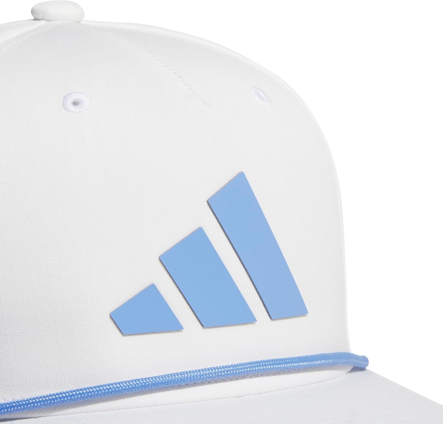 image:imageadidas Mens Midrange Hat Athletic Structured Snapback CapWhiteBlue FusionGrey