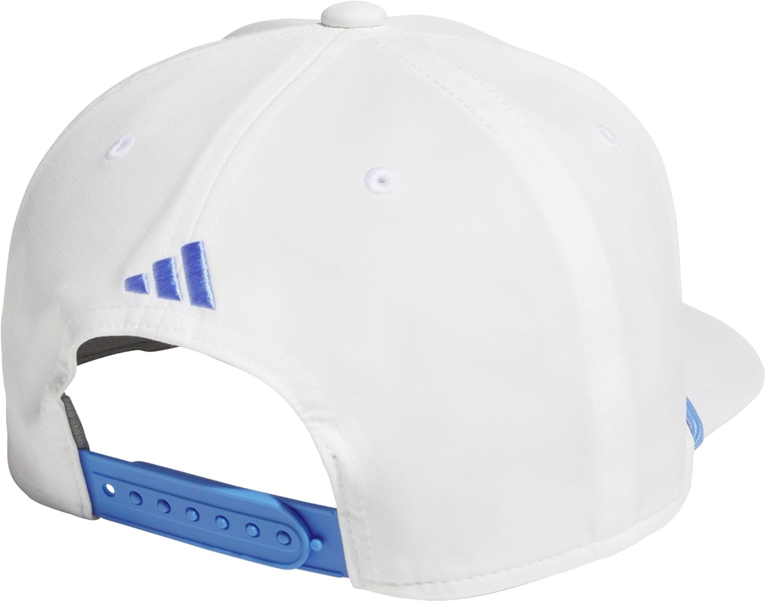 image:imageadidas Mens Midrange Hat Athletic Structured Snapback CapWhiteBlue FusionGrey