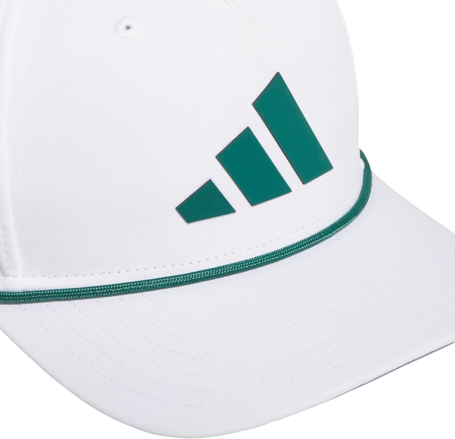 image:imageadidas Mens Midrange Hat Athletic Structured Snapback CapWhiteCollegiate GreenBlack