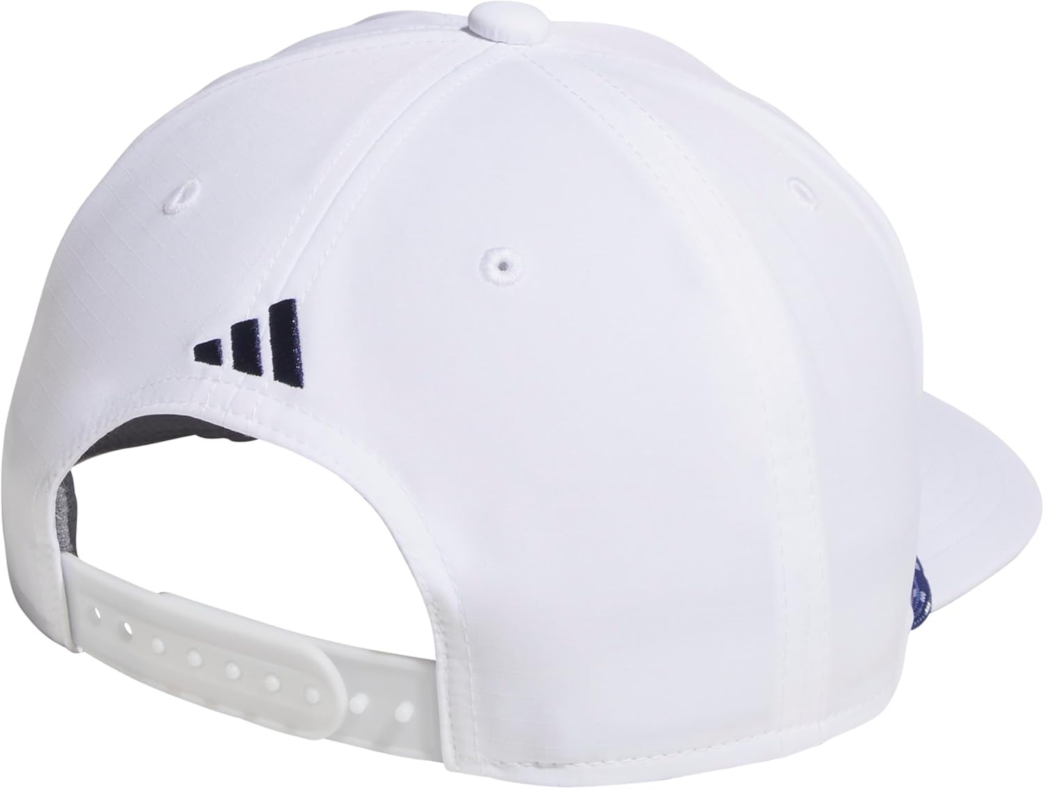 image:imageadidas Mens Midrange Hat Athletic Structured Snapback CapWhiteDark BlueTeam Royal Blue2