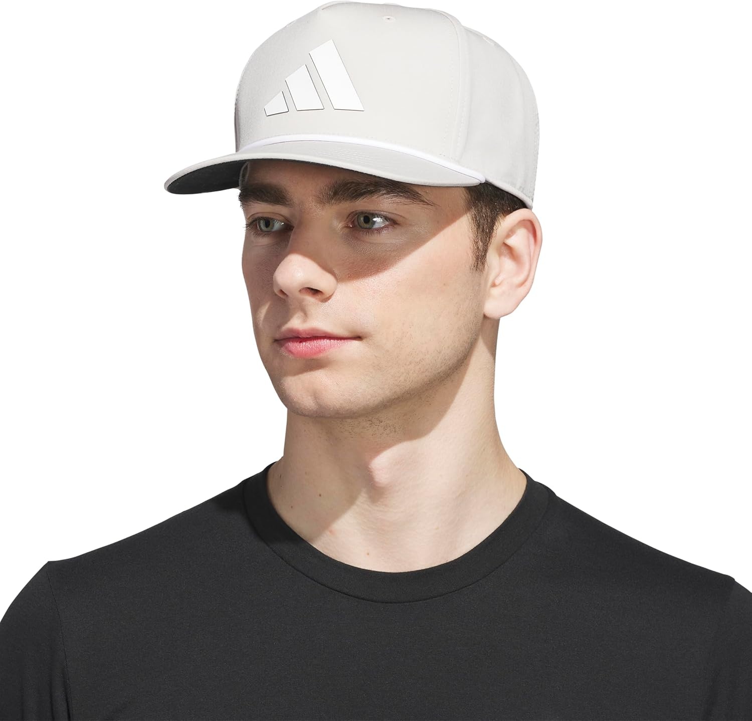 image:imageadidas Mens Midrange Hat Athletic Structured Snapback CapWonder Alumina GreyWhiteBlack