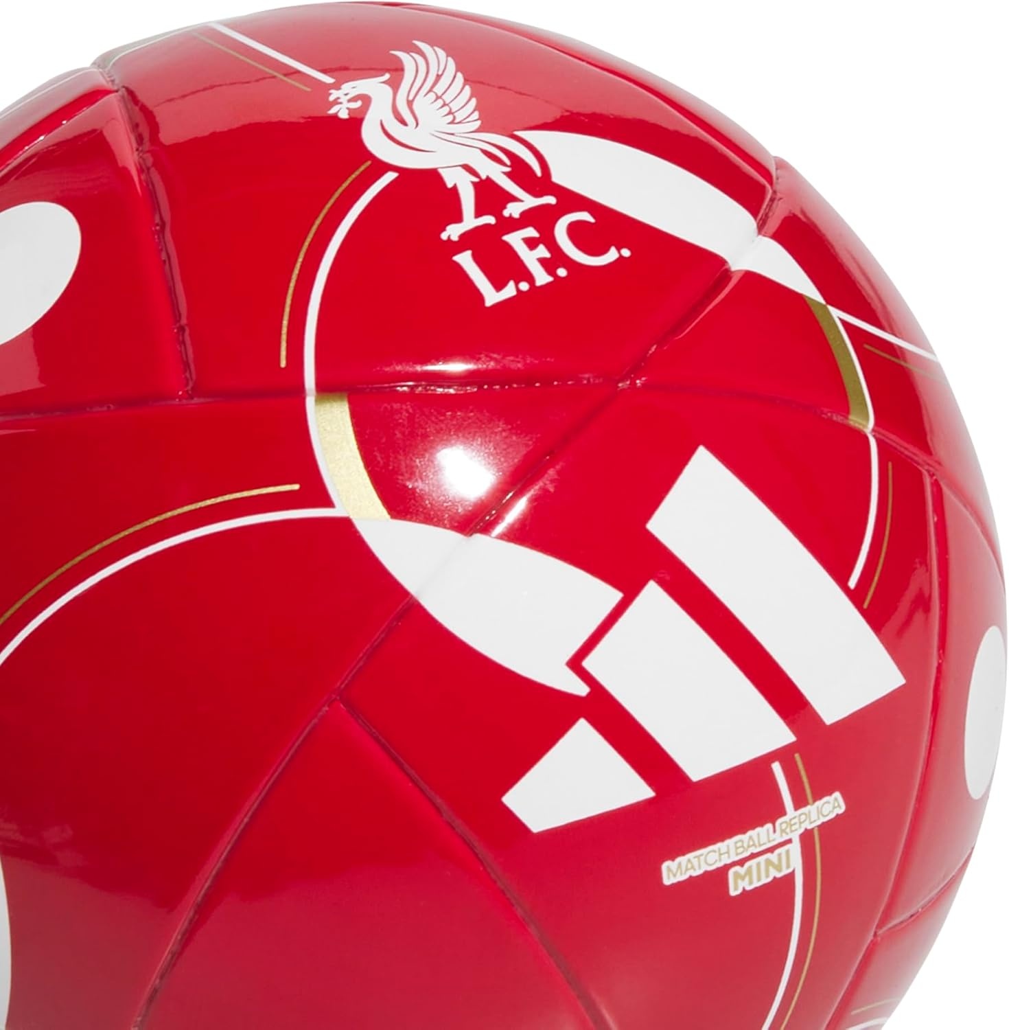 image:imageadidas Messi Mini Soccer BallStrawberry RedWhiteDark Football GoldLiverpool FC