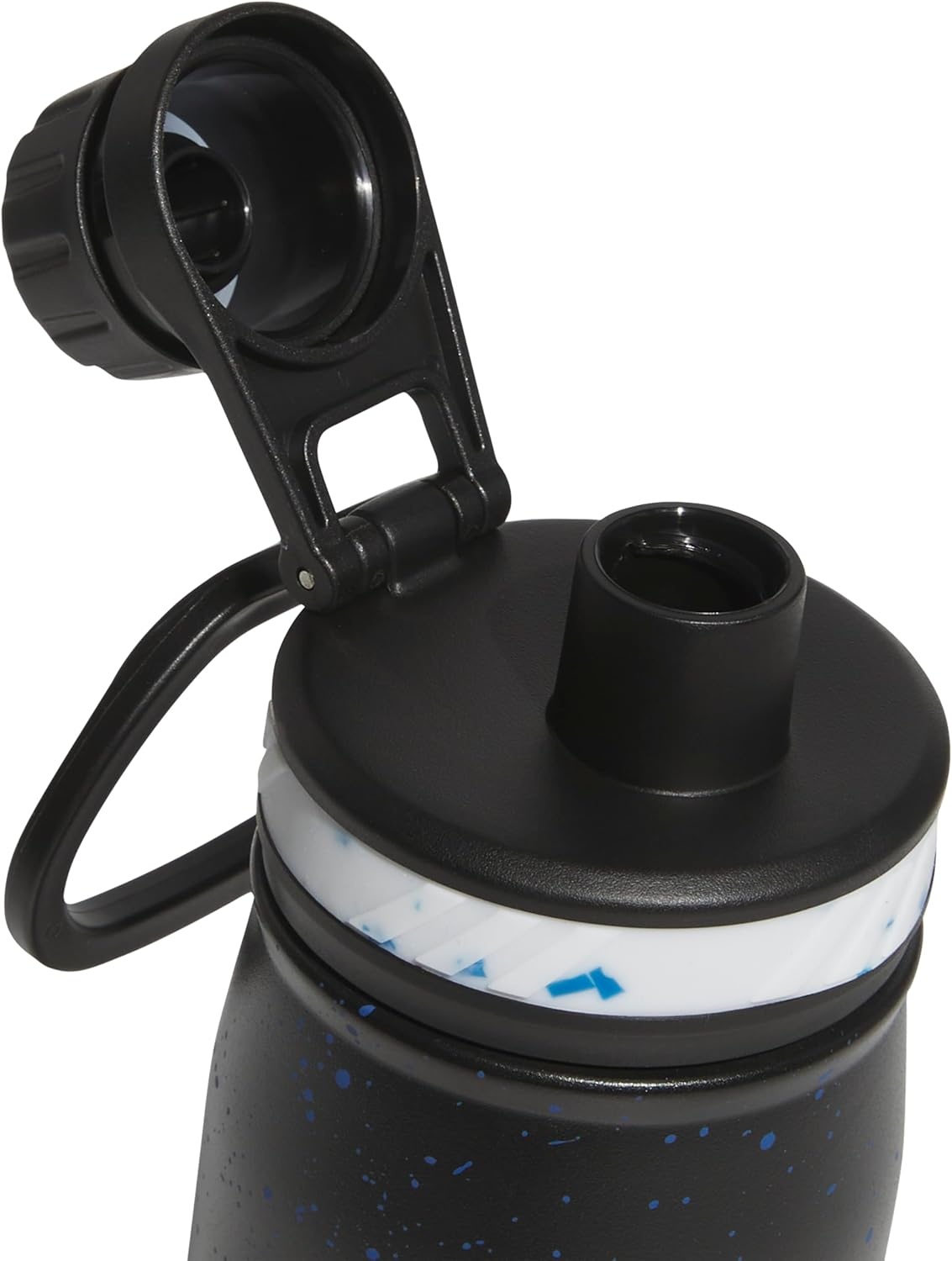image:imageadidas Stainless Steel Metal Water Bottle 20 oz 600 mL Screw CapBlackBright Royal BlueWhite