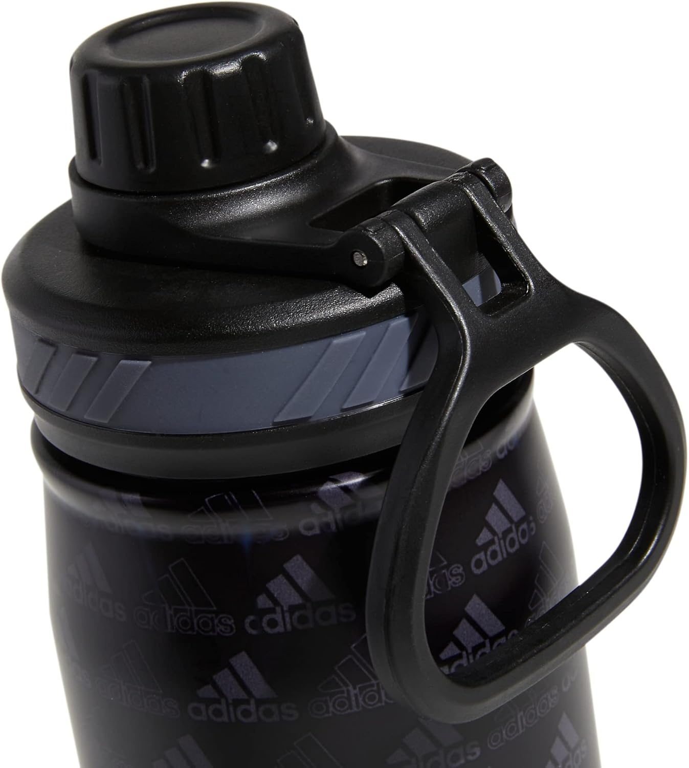 image:imageadidas Stainless Steel Metal Water Bottle 20 oz 600 mL Screw CapBos Mini Monogram BlackBlackOnix Grey