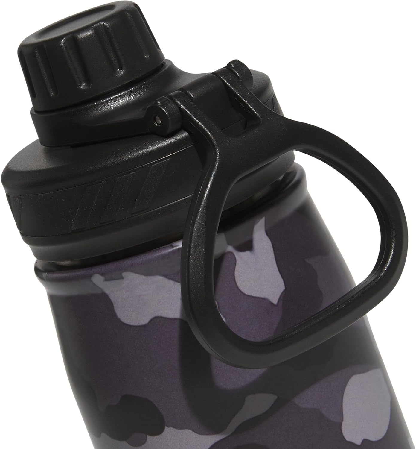image:imageadidas Stainless Steel Metal Water Bottle 20 oz 600 mL Screw CapCamouflage CarbonBlackWhite