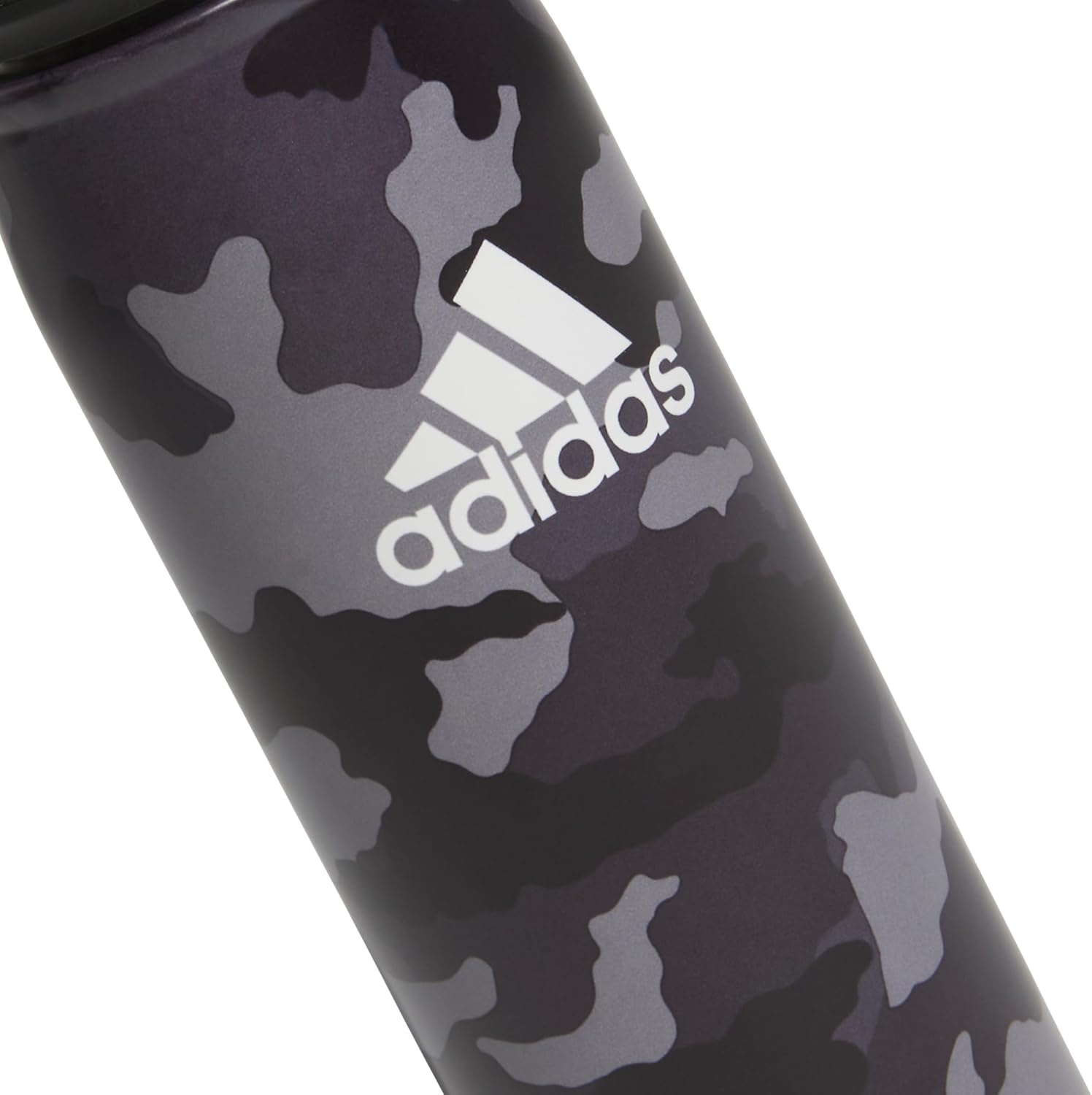 image:imageadidas Stainless Steel Metal Water Bottle 20 oz 600 mL Screw CapCamouflage CarbonBlackWhite