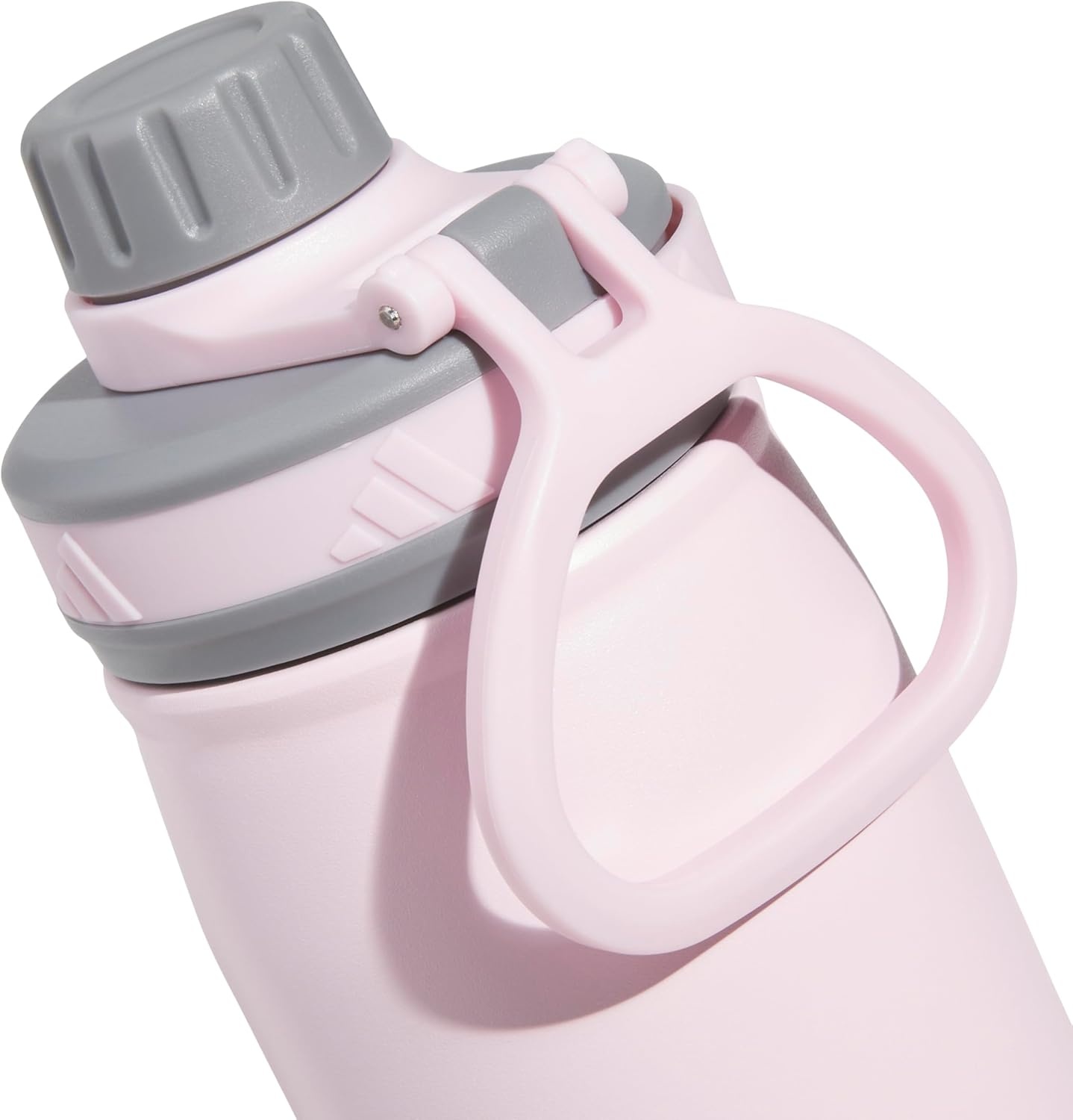 image:imageadidas Stainless Steel Metal Water Bottle 20 oz 600 mL Screw CapClear PinkGreyPink Fusion