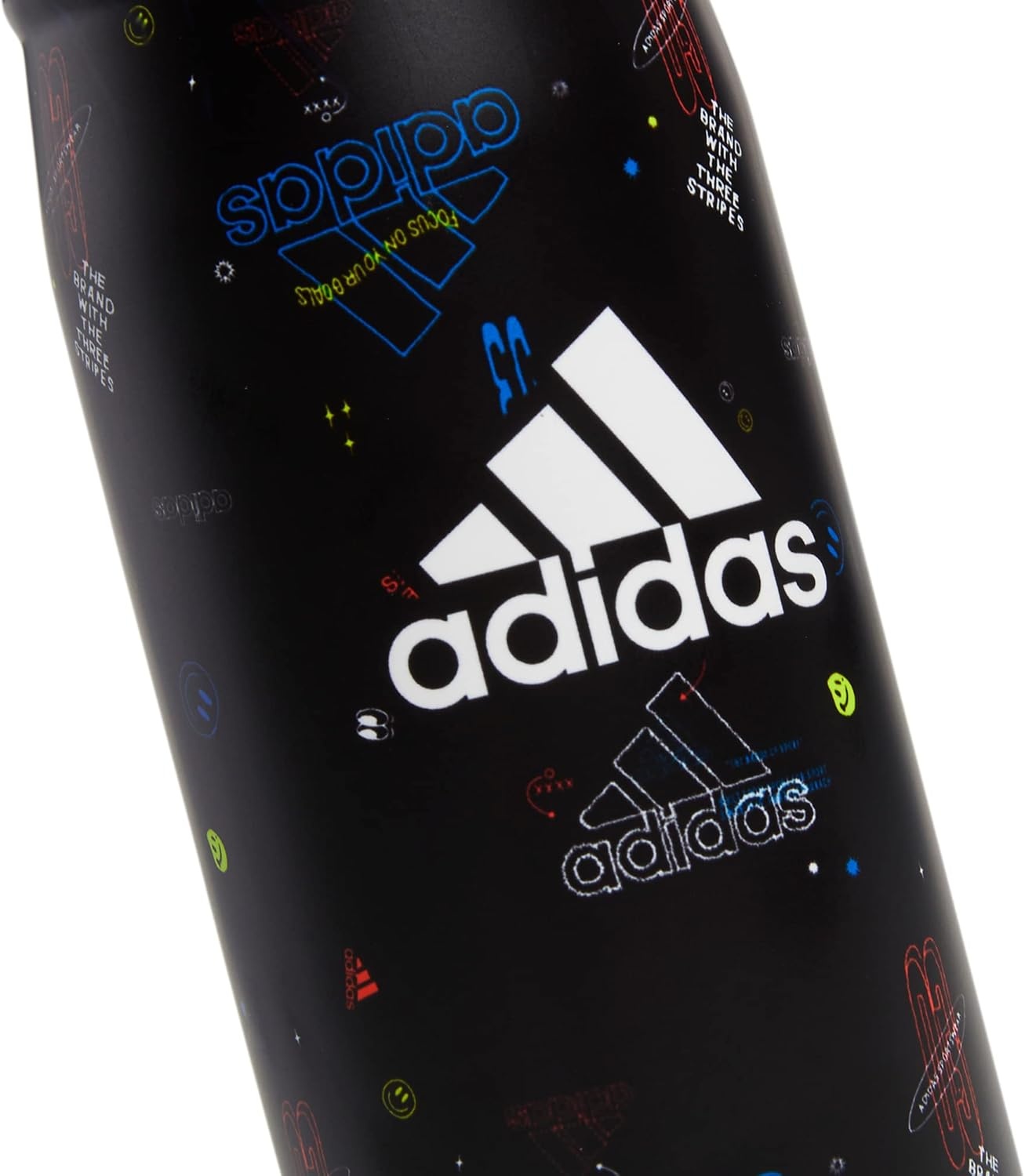 image:imageadidas Stainless Steel Metal Water Bottle 20 oz 600 mL Screw CapIcon Brand Love BlackBlackWhite