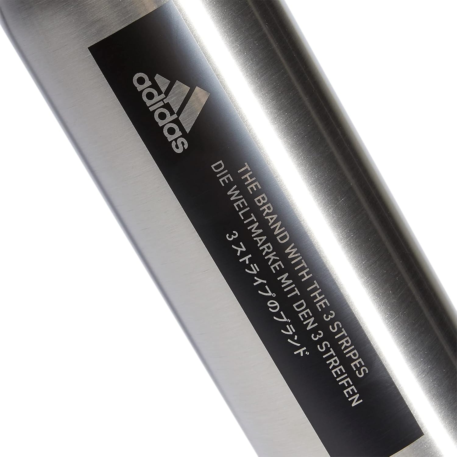 image:imageadidas Stainless Steel Metal Water Bottle 20 oz 600 mL Screw CapStainless SteelOnix GreyBlack