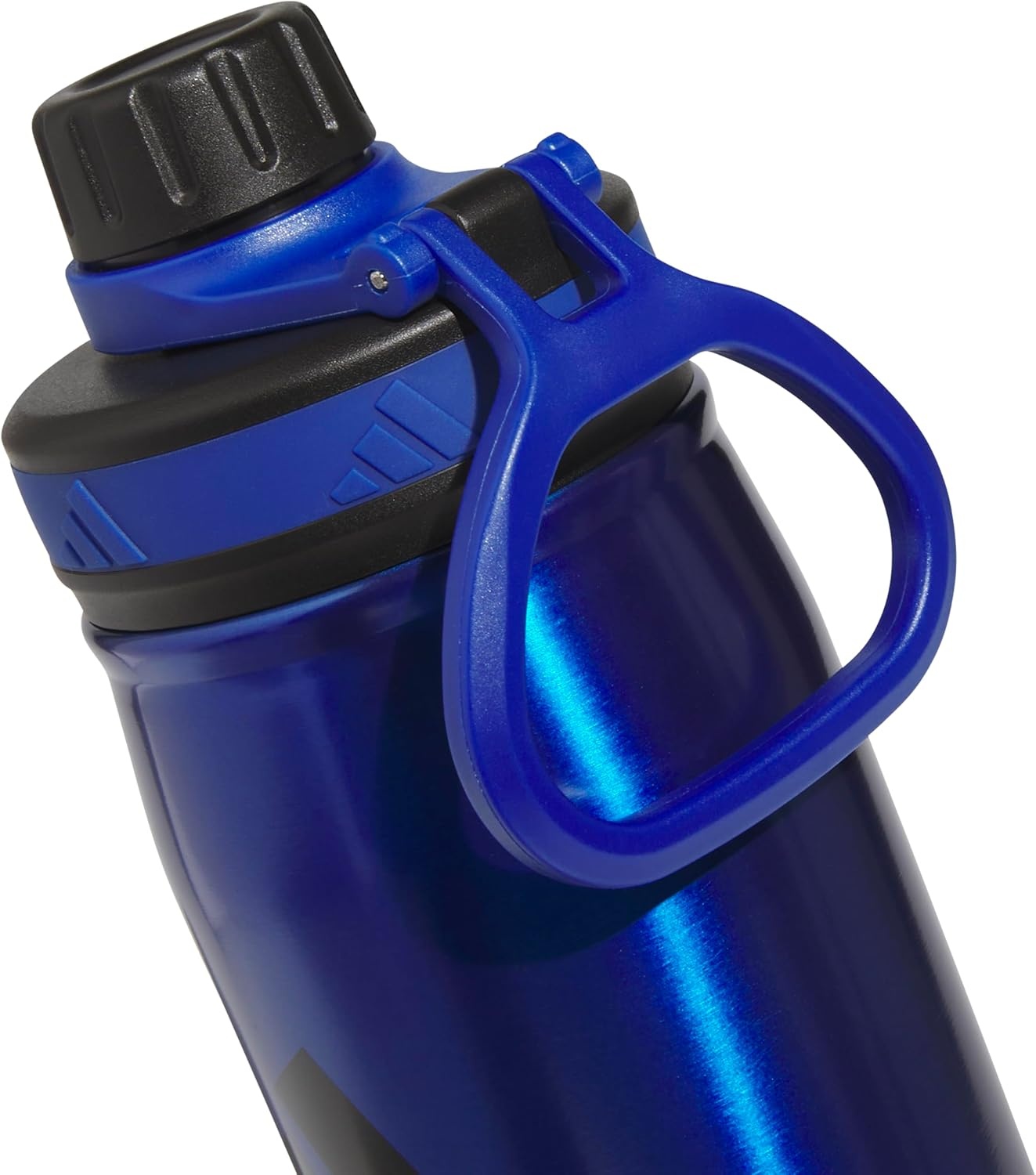image:imageadidas Stainless Steel Metal Water Bottle 20 oz 600 mL Screw CapTeam Royal BlueBlack
