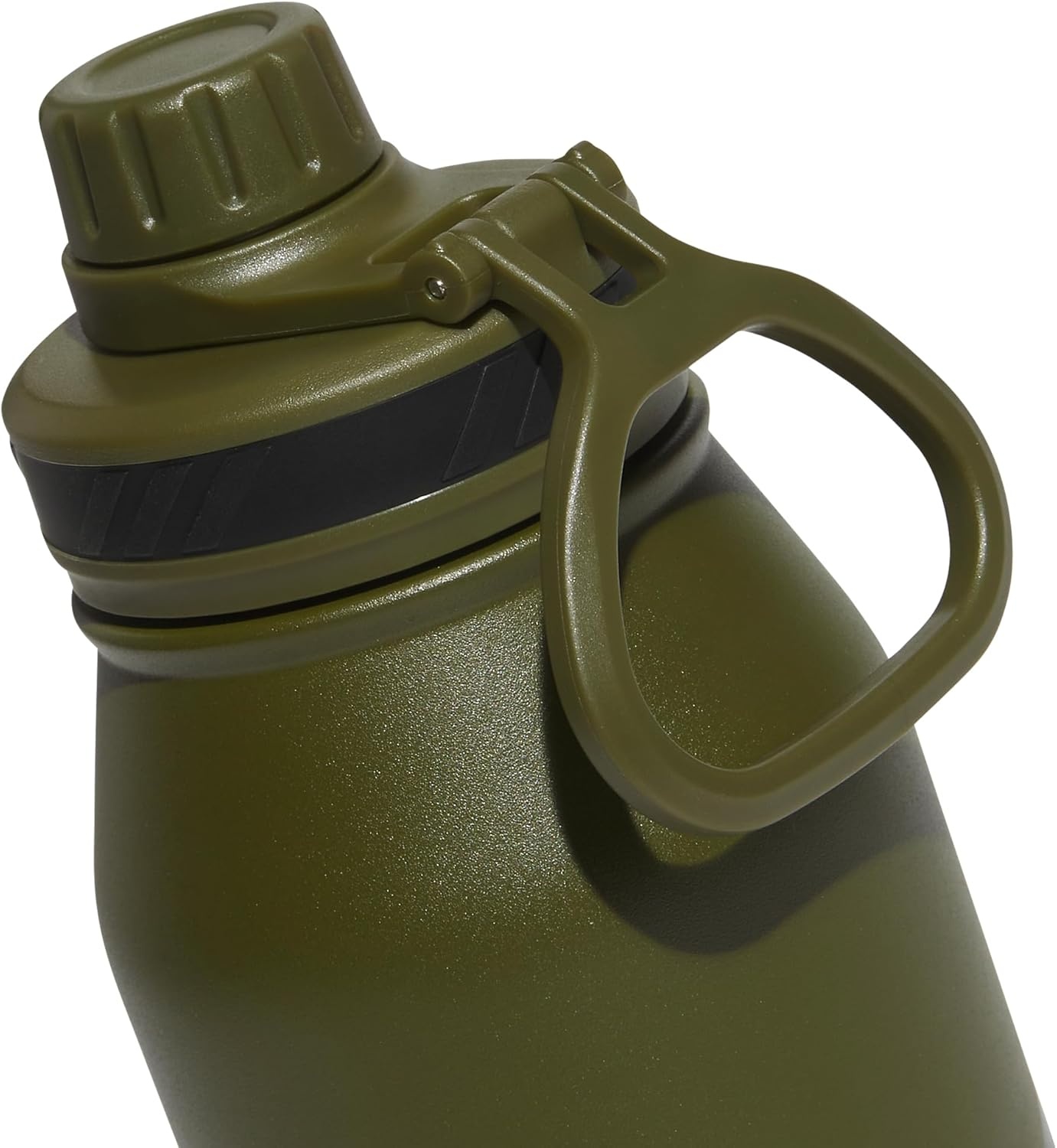 image:imageadidas Stainless Steel Metal Water Bottle 34 oz 1L Screw CapFocus Olive GreenBlack